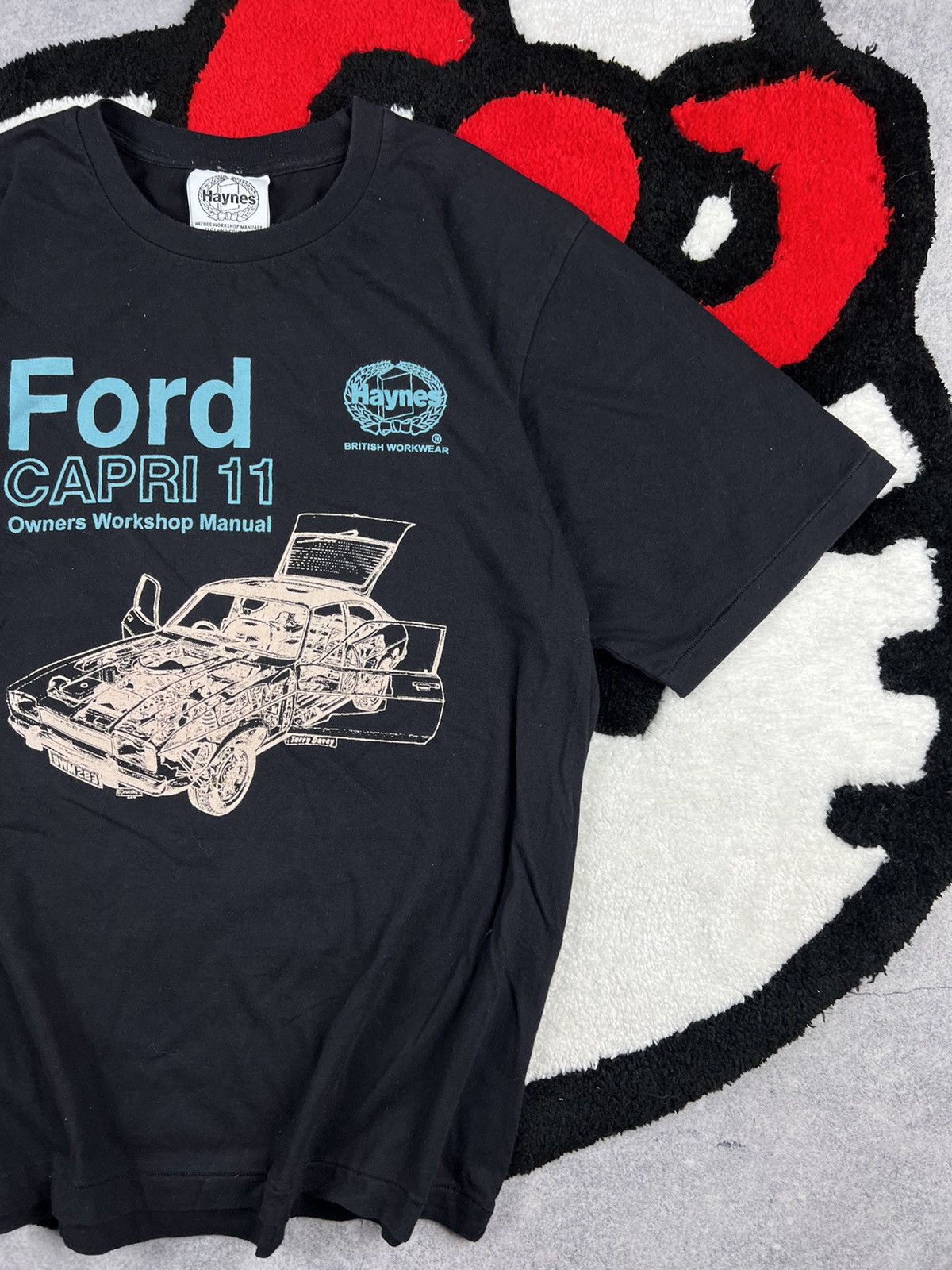 Vintage Vintage Ford Capri 11 British 90s Racing Manual Y2K Tee Size US M / EU 48-50 / 2 - 3 Thumbnail
