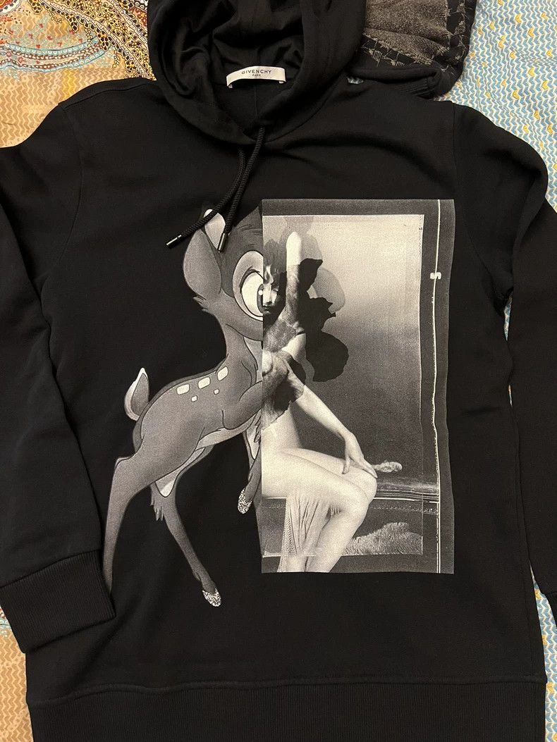 Givenchy Givenchy Brand New Black and White Deer Hoodie Size US S / EU 44-46 / 1 - 1 Thumbnail