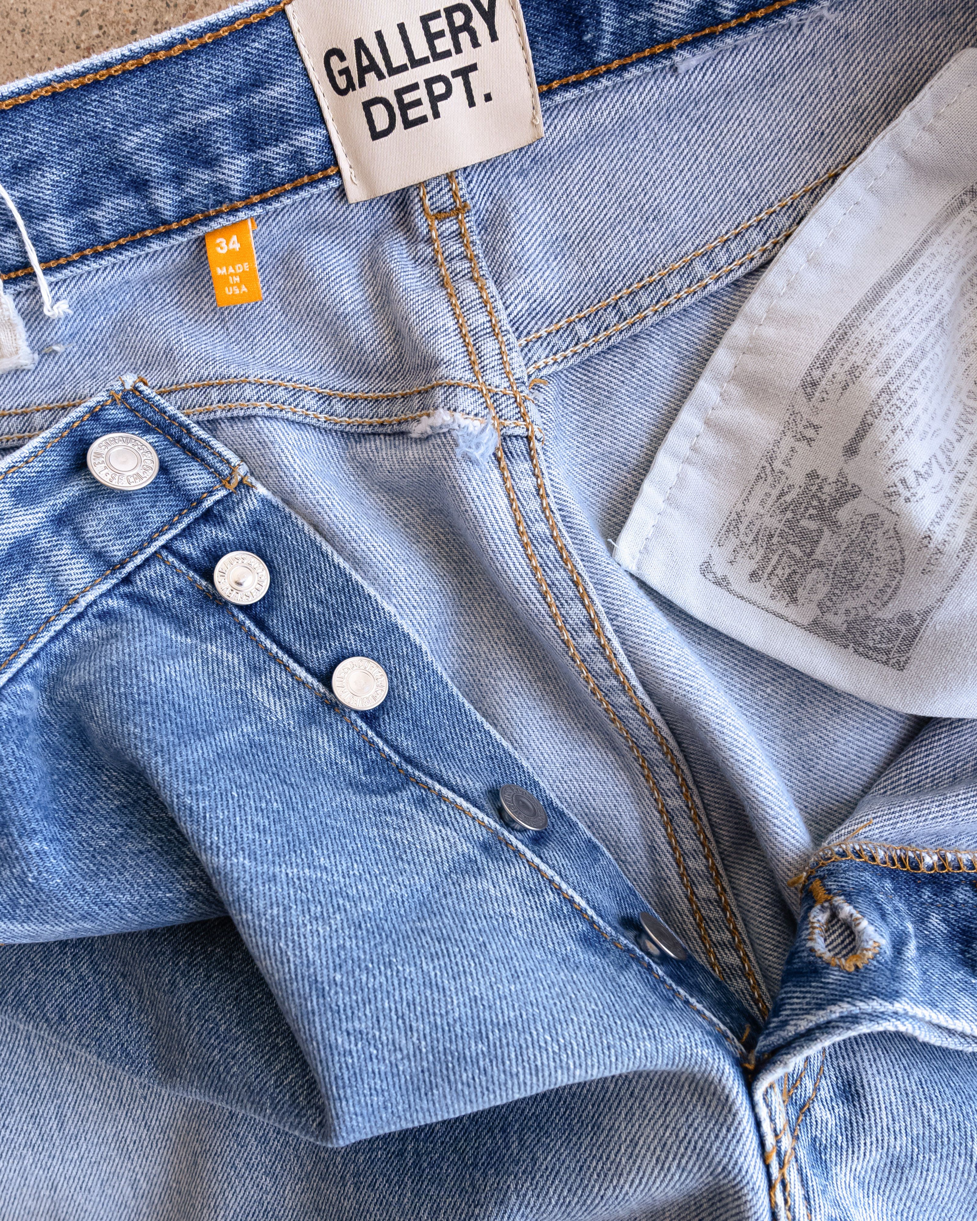 Gallery Dept. GALLERY DEPT LA FLARE DENIM JEANS Size US 36 / EU 52 - 2 Thumbnail