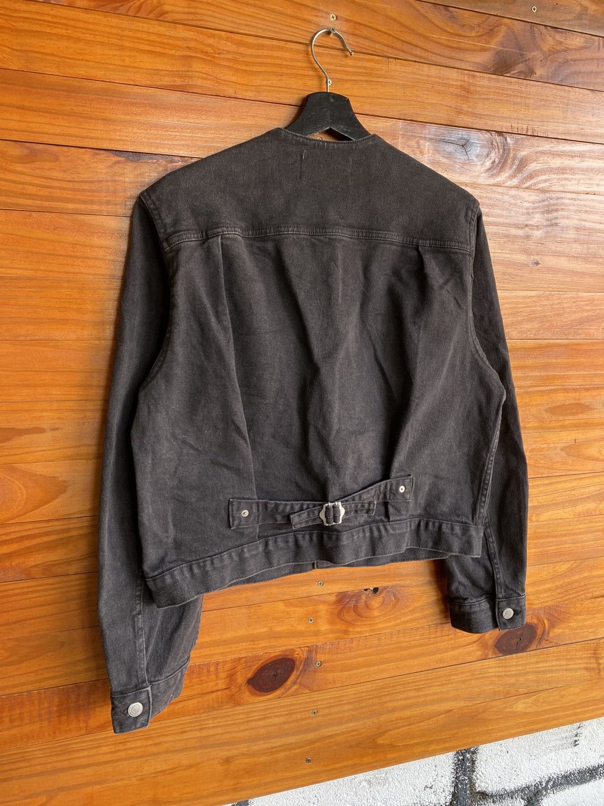 GU GU x Beautiful People Black Denim V-Neck Jacket Collab Size XL / US 12-14 / IT 48-50 - 16 Thumbnail