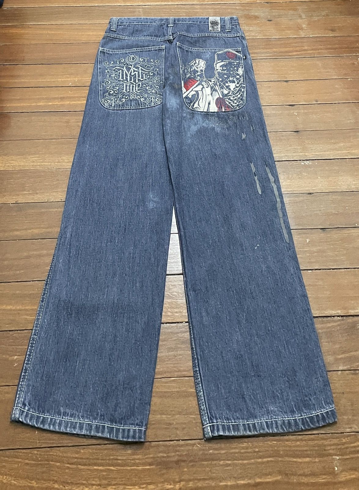 Vintage Very Rare Vintage Brand Dyse One HipHop Baggy Jeans 2000s Size US 34 / EU 50 - 1 Thumbnail