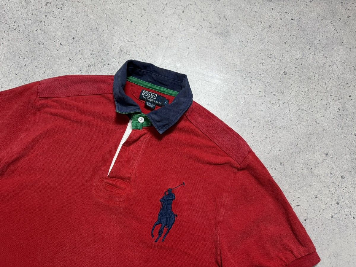 Polo Ralph Lauren Polo Ralph Lauren #2 Big Pony Polo Shirt Red Size L Size US L / EU 52-54 / 3 - 4 Thumbnail