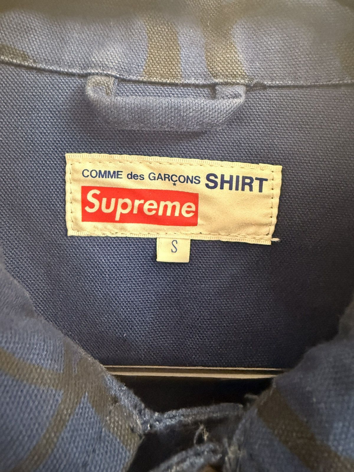 Comme des Garcons SHIRT × Supreme Supreme Men's Blue and Navy Jacket Size US S / EU 44-46 / 1 - 5 Thumbnail