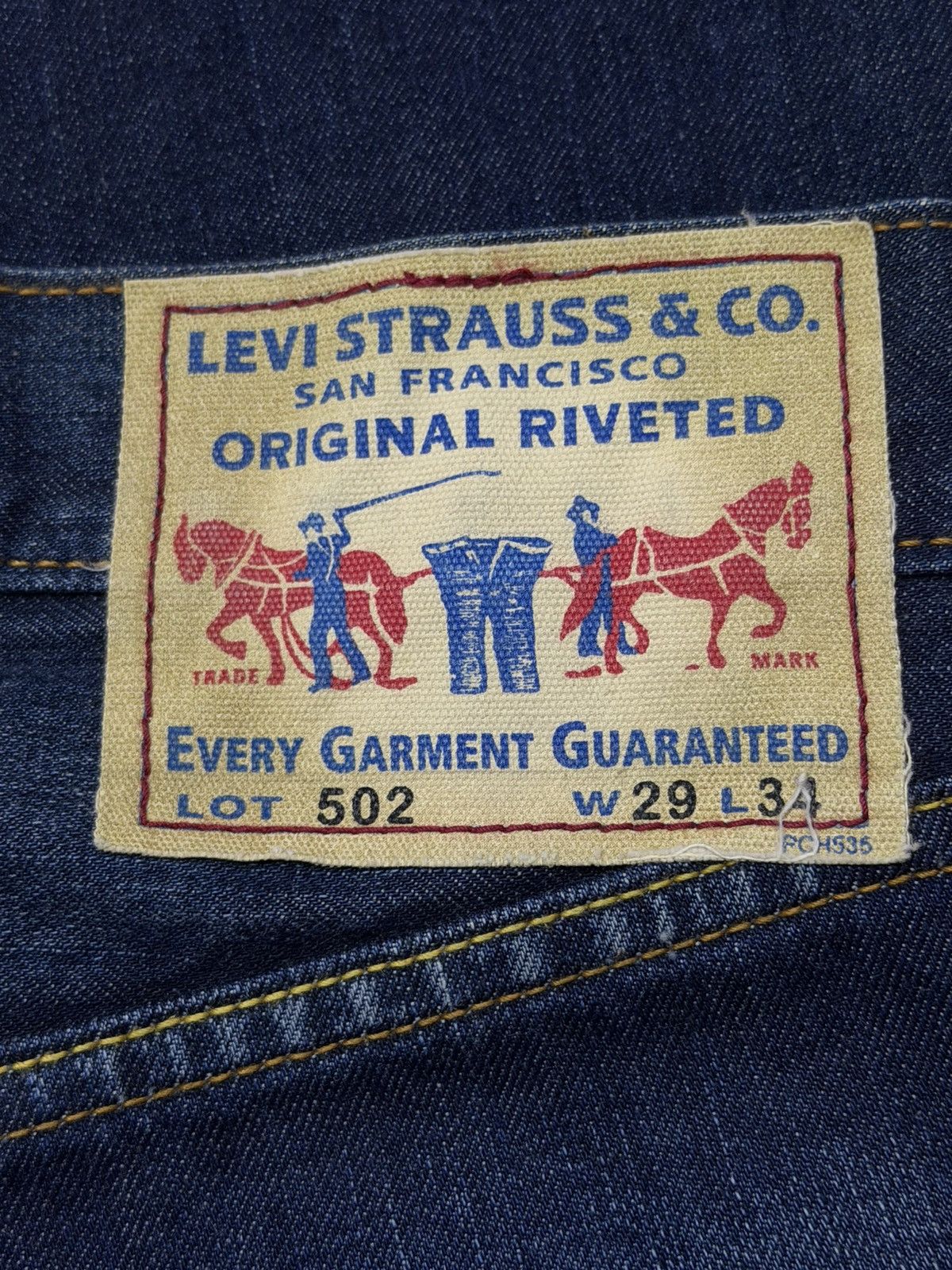 Levi's Vintage Levi’s 502 Denim Jeans | Whisker Wash Distressed W30 Size US 30 / EU 46 - 11 Thumbnail