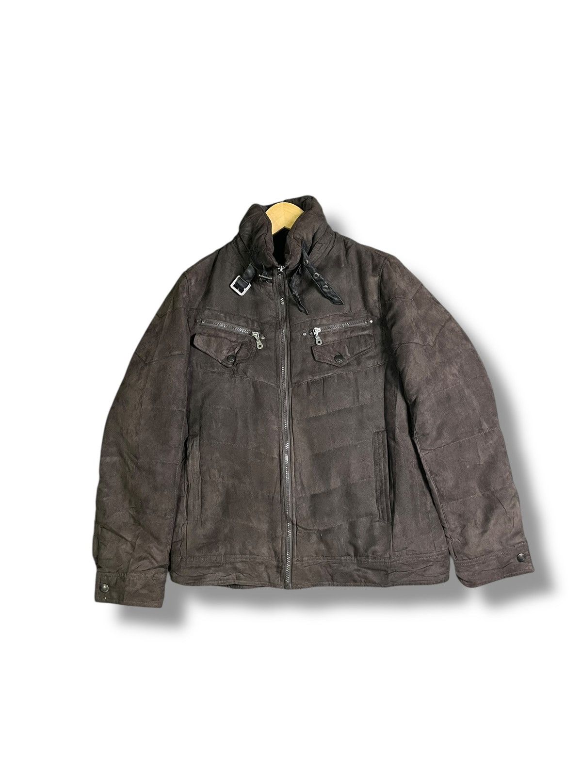 If Six Was Nine × Japanese Brand × Le Grande Bleu (L.G.B.) Avail x Japanese Brand Faux Suede Jacket (39) Size US M / EU 48-50 / 2 - 1 Thumbnail