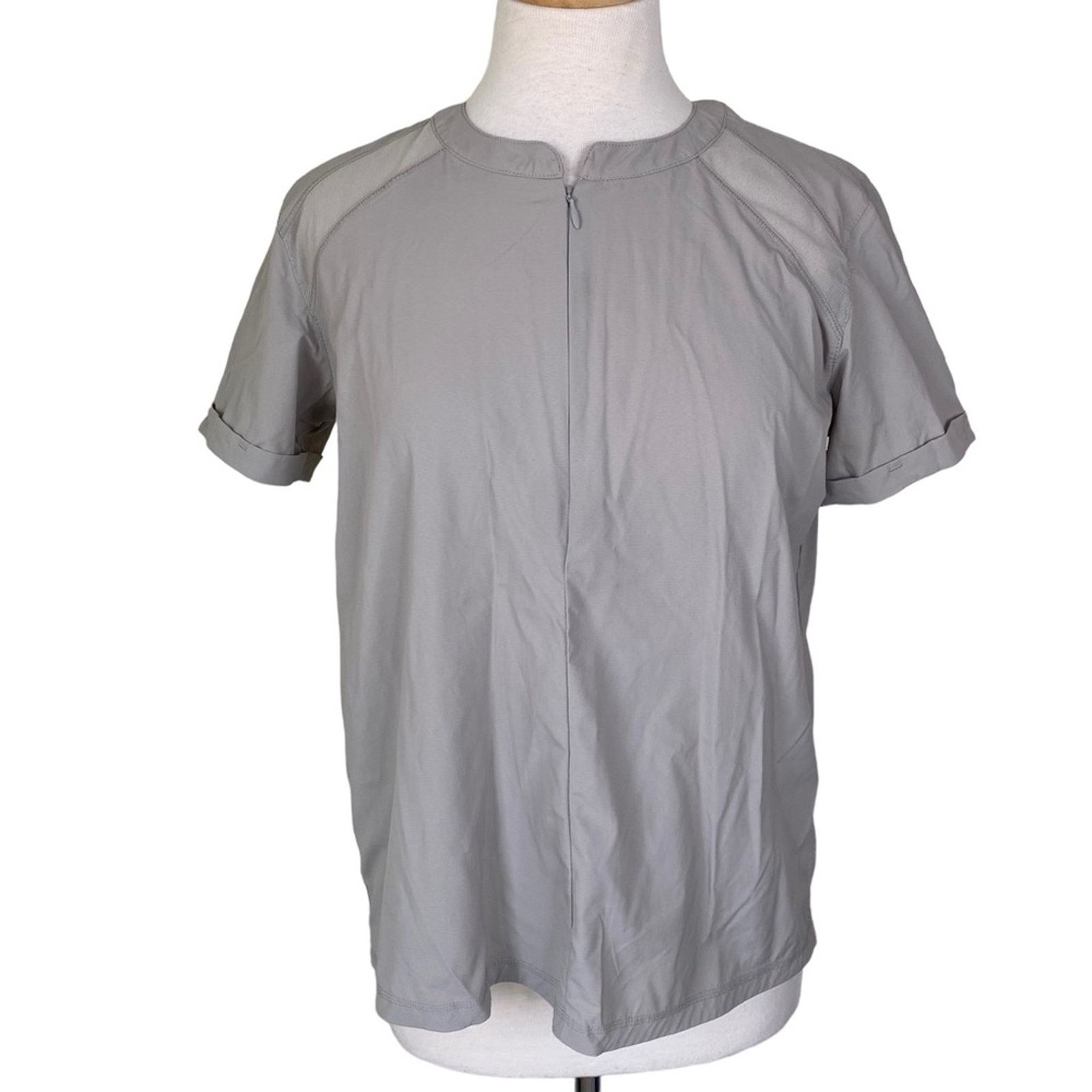 Other INDYGENA Lomo Roll Tab Short Sleeve Top Gray Thunder Size L / US 10 / IT 46 - 5 Thumbnail