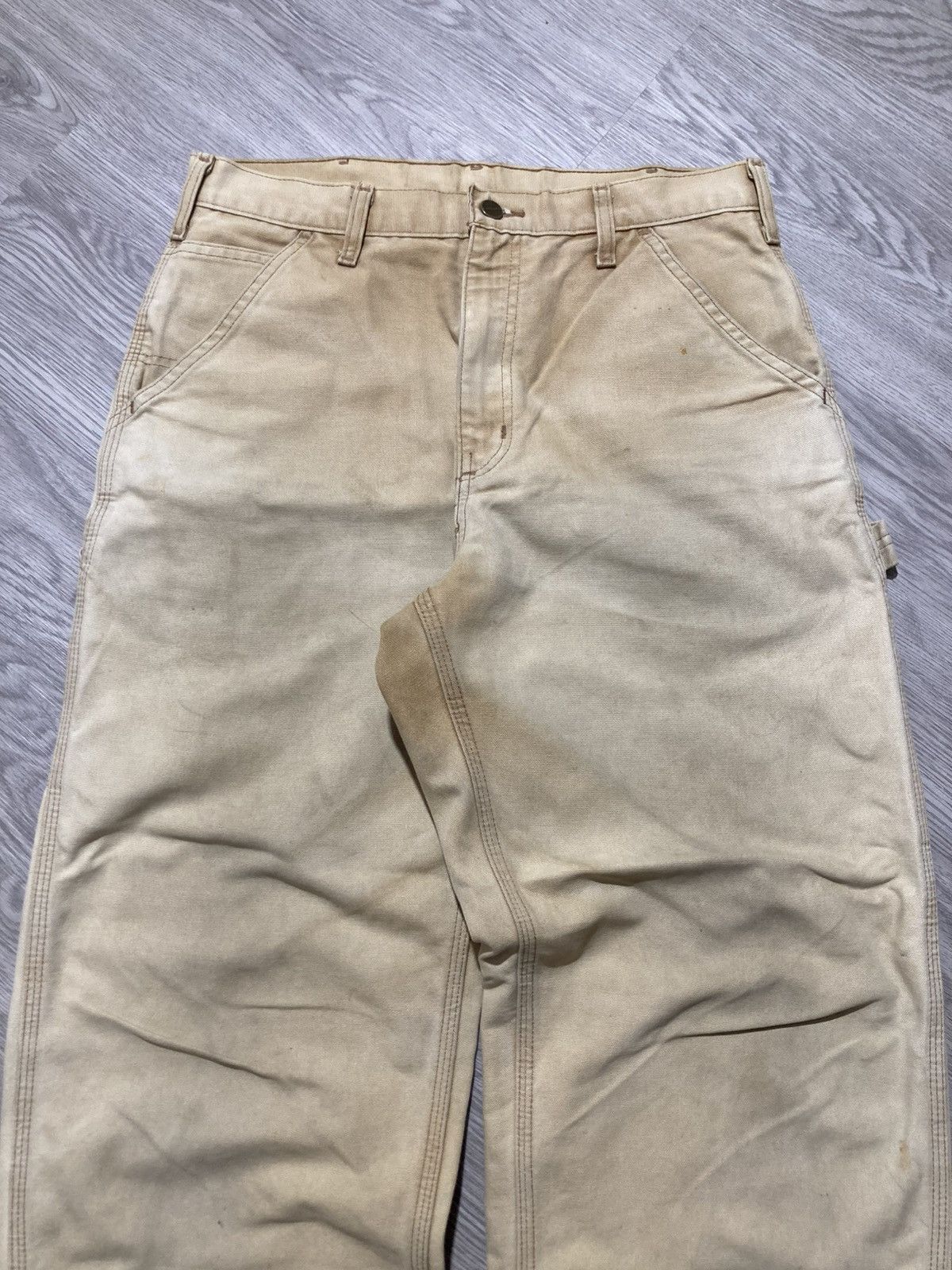 Carhartt 1990s Vintage Carhartt B11 BRN Carpenter Duck Pants Workwear Size US 32 / EU 48 - 12 Thumbnail