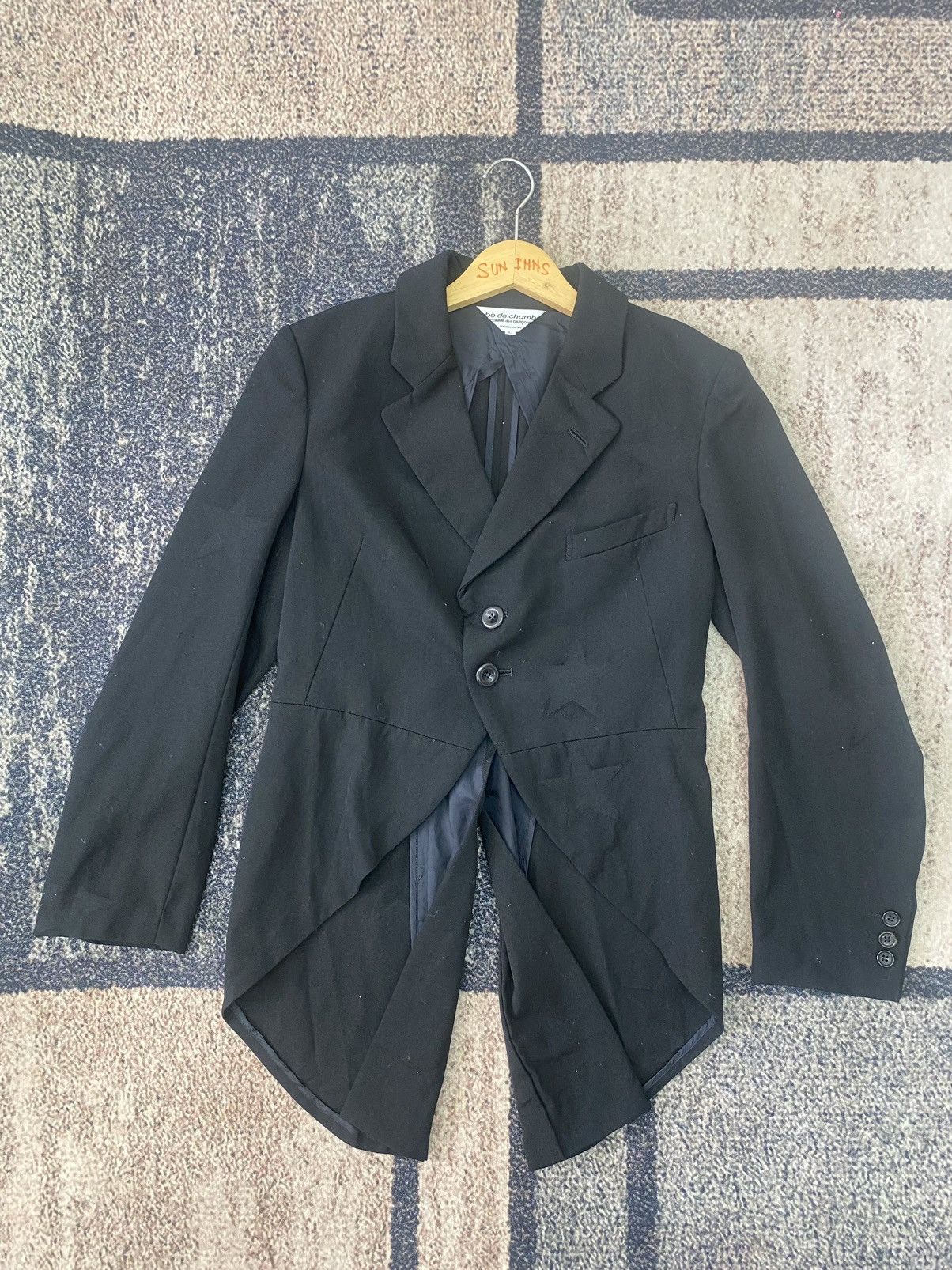 Comme des Garcons AD 2003 COMME DES CARGONS ROBE DE CHAMBRE WOOL JACKET Size US S / EU 44-46 / 1 - 2 Thumbnail