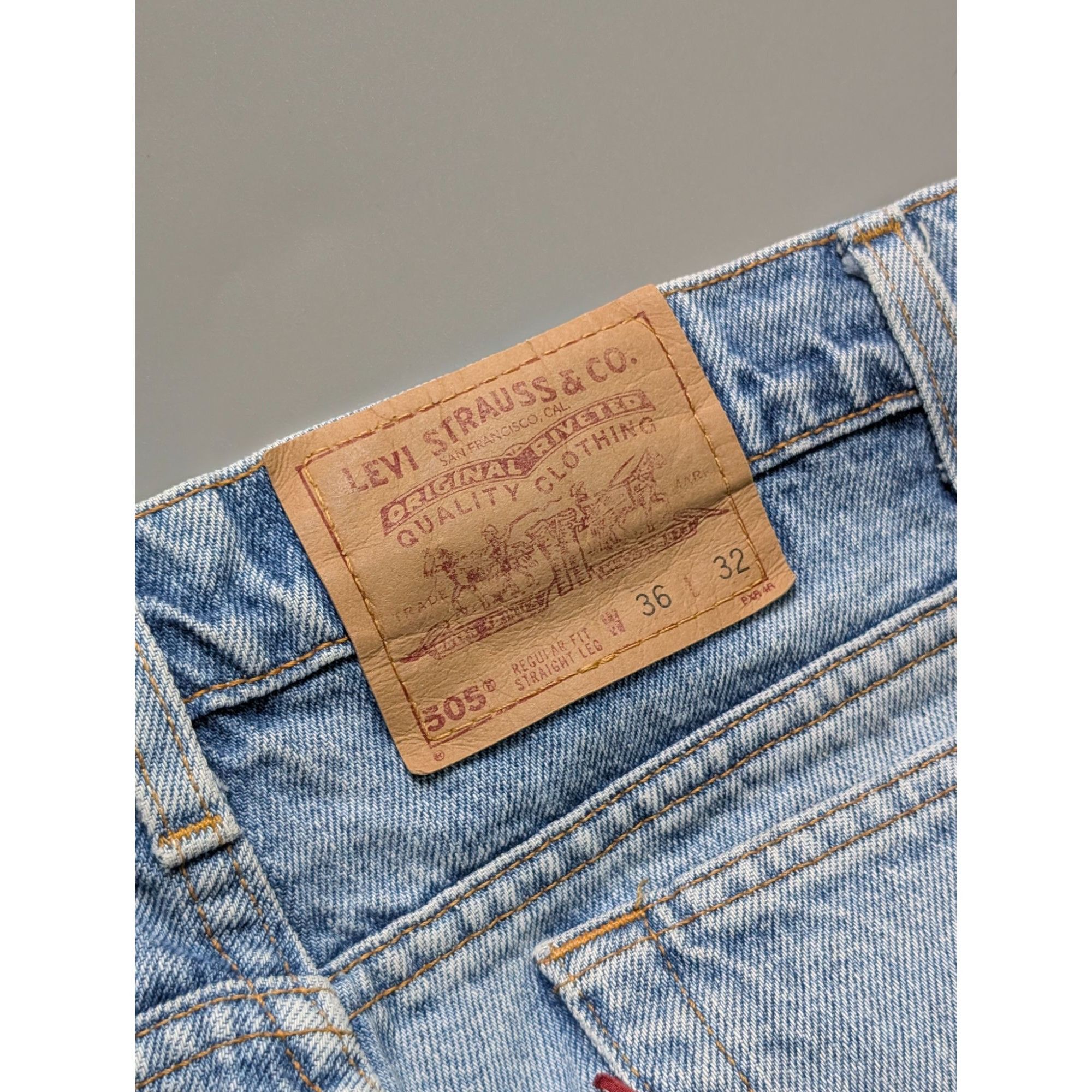Levi's Levi's 505 Made in USA Denim Jeans Pants (Y1087) Size US 36 / EU 52 - 12 Thumbnail
