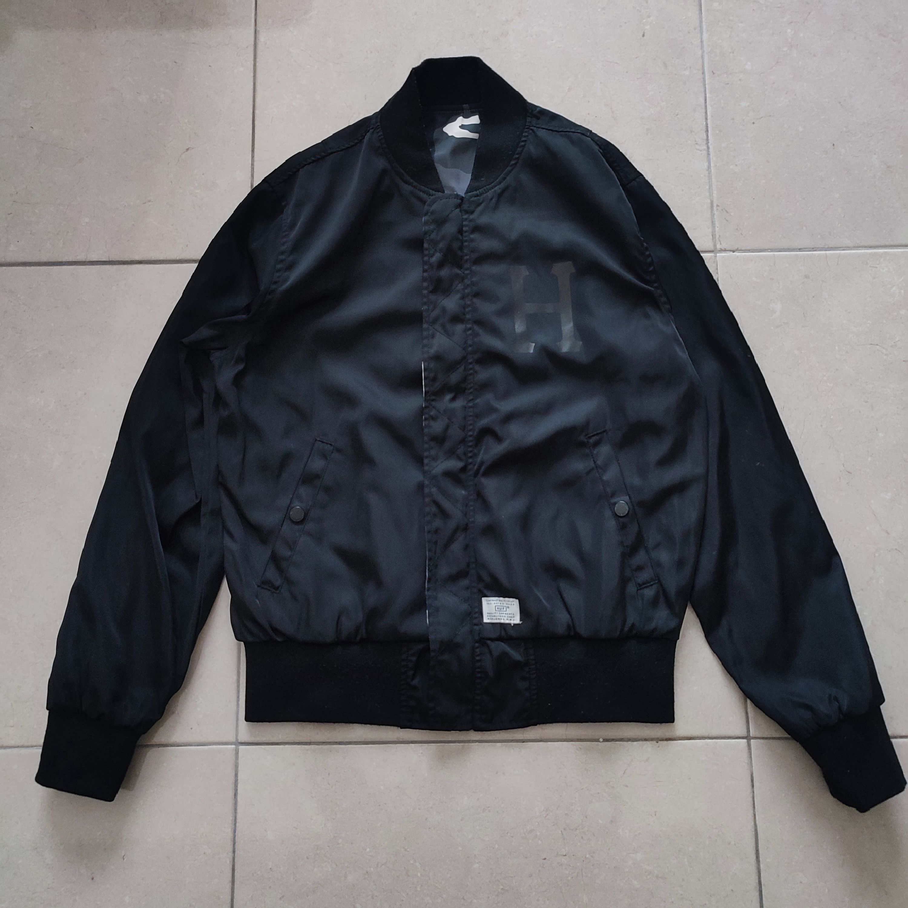 Designer × Huf 🔥STEALS🔥Very Rare HUF Camo Reversible MA-1 Bomber Jacket Size US S / EU 44-46 / 1 - 4 Thumbnail
