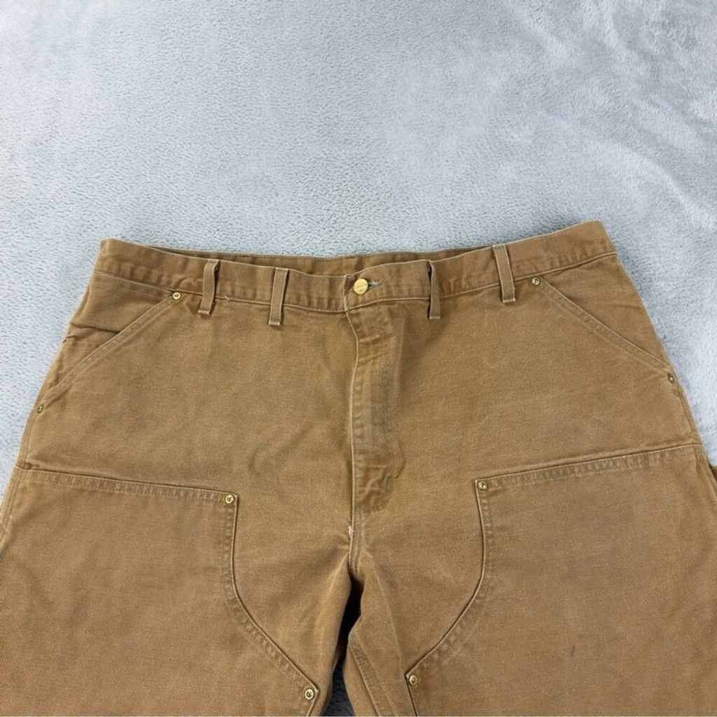 Carhartt Vintage Carhartt Men's Size 42x27 B01 BRN Tan Double Knee Pa Size US 30 / EU 46 - 7 Thumbnail