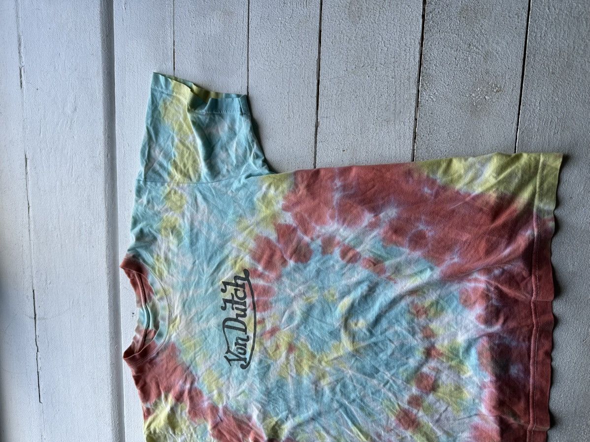 Vintage × Von Dutch 🚨Y2K VON DUTCH TYE DYE patchwork Y2K distressed style tee Size US M / EU 48-50 / 2 - 3 Thumbnail