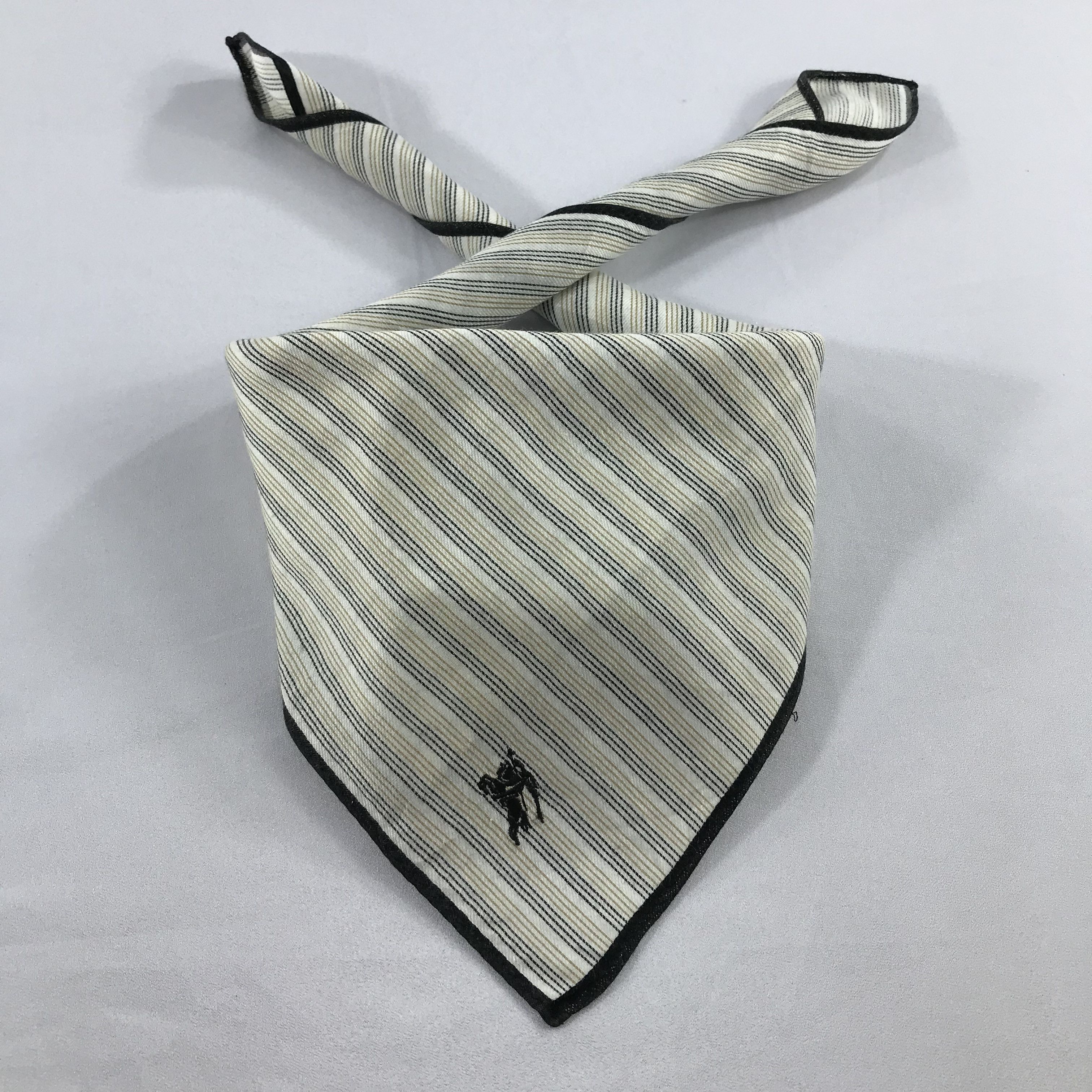 Burberry × Vintage Burberry Bandana / Handkerchief / Neckerchief - S2063 Size ONE SIZE - 3 Thumbnail