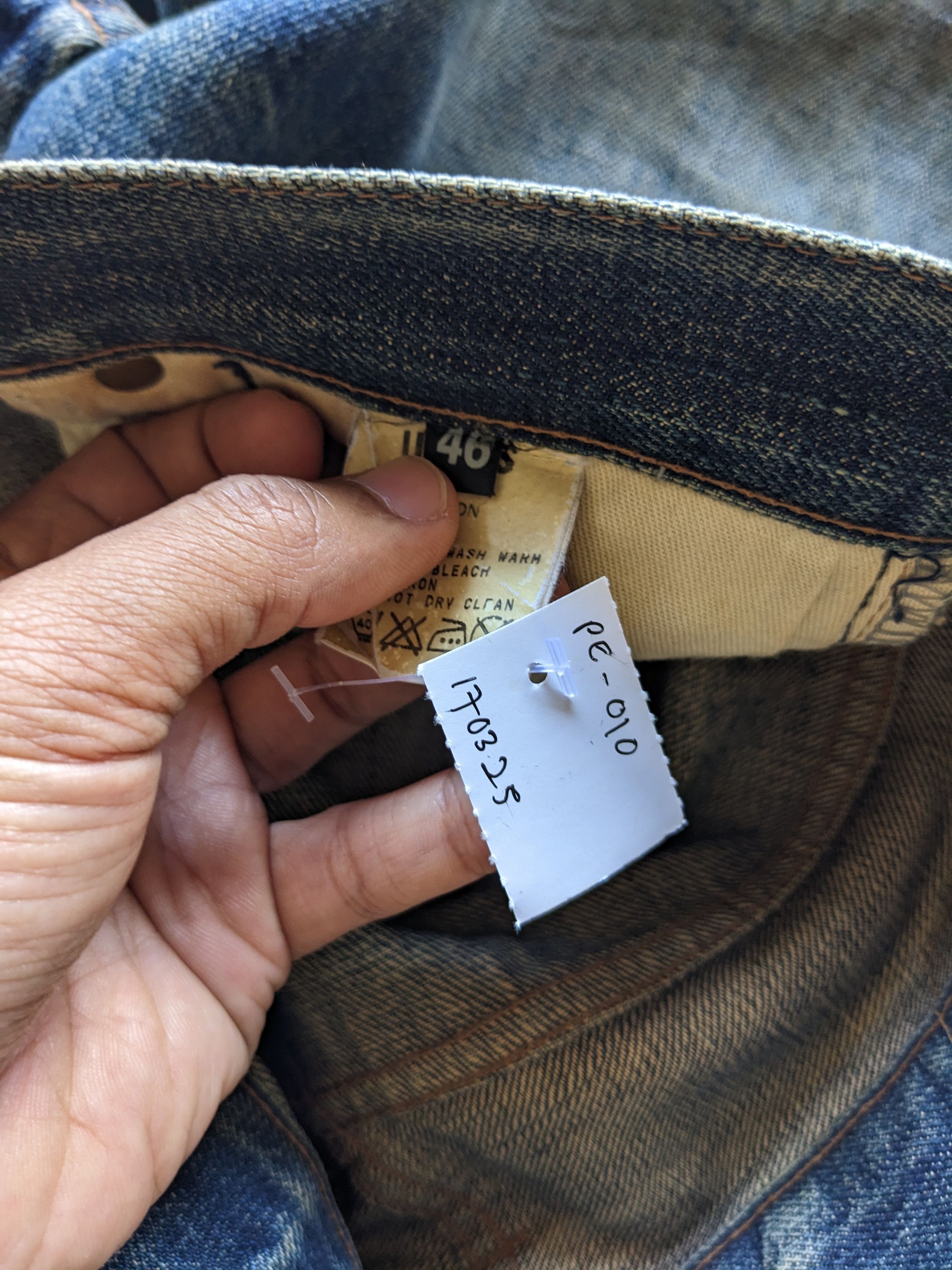 If Six Was Nine × Japanese Brand Vintage 1997 Virus denim mud wash selvedge Size US 31 - 9 Thumbnail