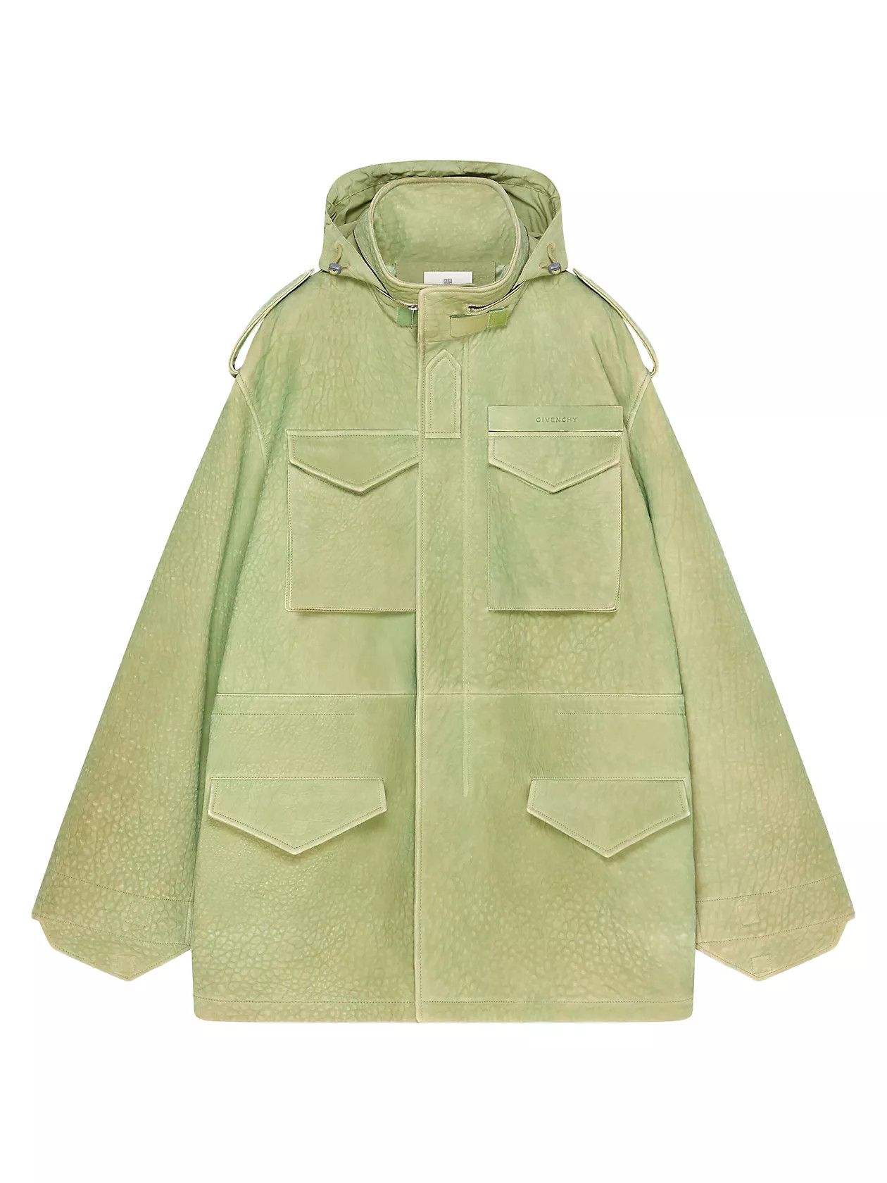 Givenchy o1w1db10325 M65 Parka in Light Green Size US XXL / EU 58 / 5 - 1 Thumbnail