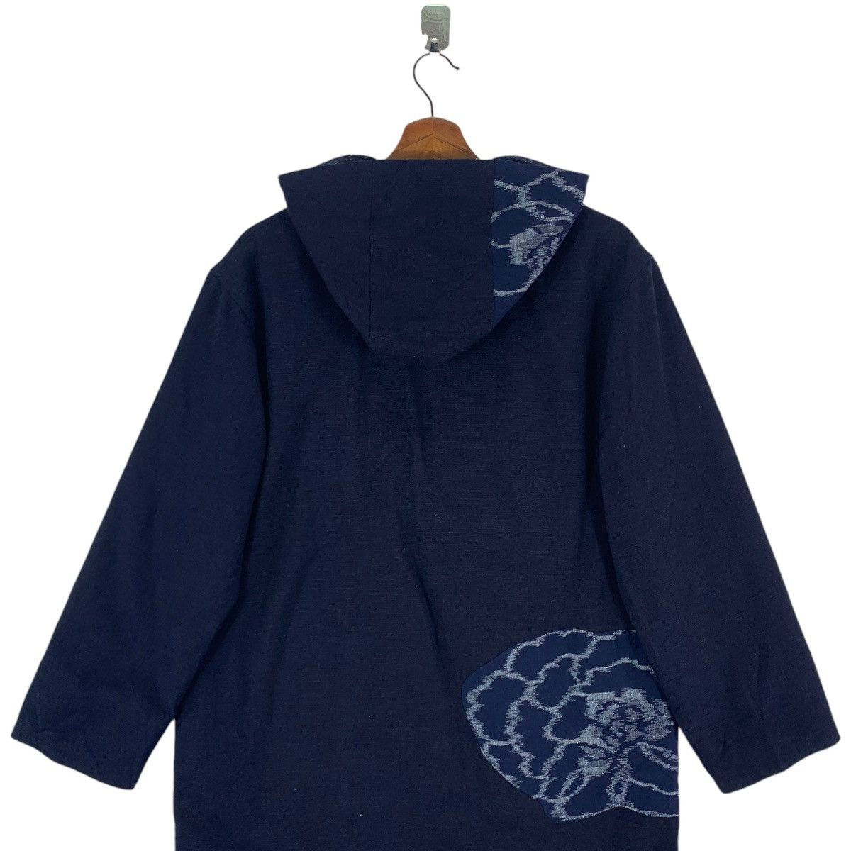 Blue Blue Japan × Indigo × Japanese Brand VINTAGE INDIGO BLUE SASSIKO BORO HOODIE JAPANESE BRAND Size US M / EU 48-50 / 2 - 8 Thumbnail