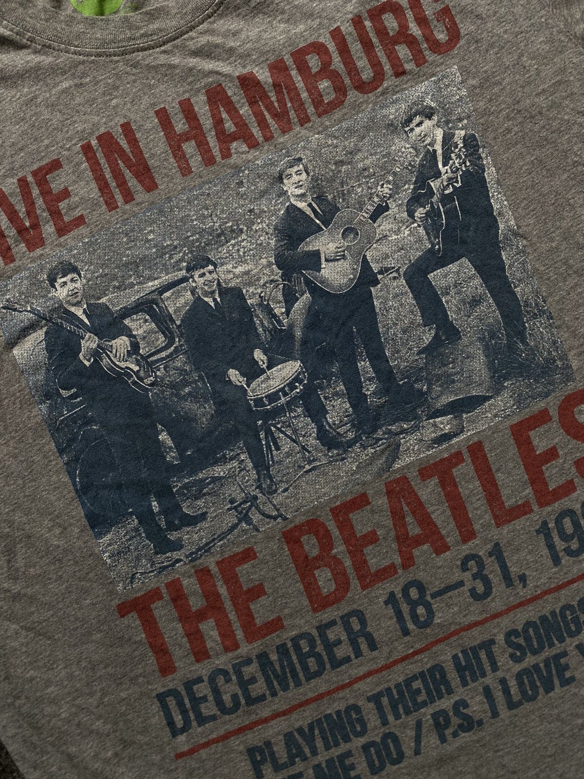 Band Tees The Beatles T-shirt Live Hamburg December 1962 Size US L / EU 52-54 / 3 - 3 Thumbnail
