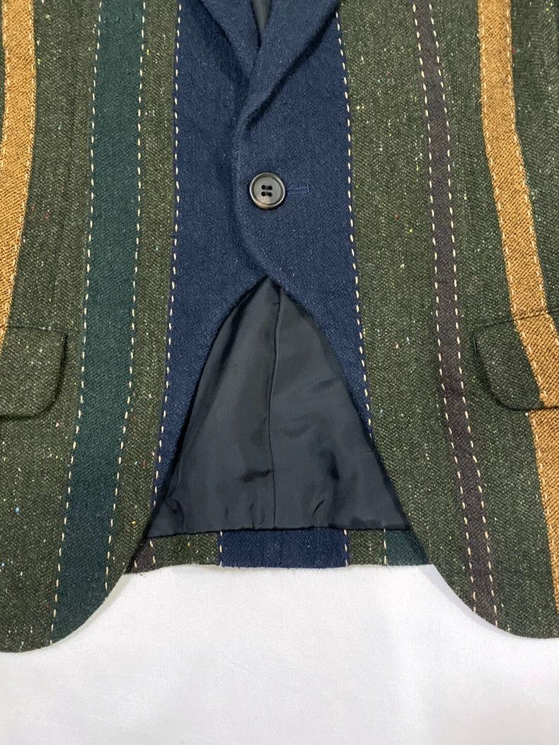 Yohji Yamamoto Yohji YamamotoPatchwork barbed wool coat Patchwork barbed w Size US S / EU 44-46 / 1 - 3 Thumbnail