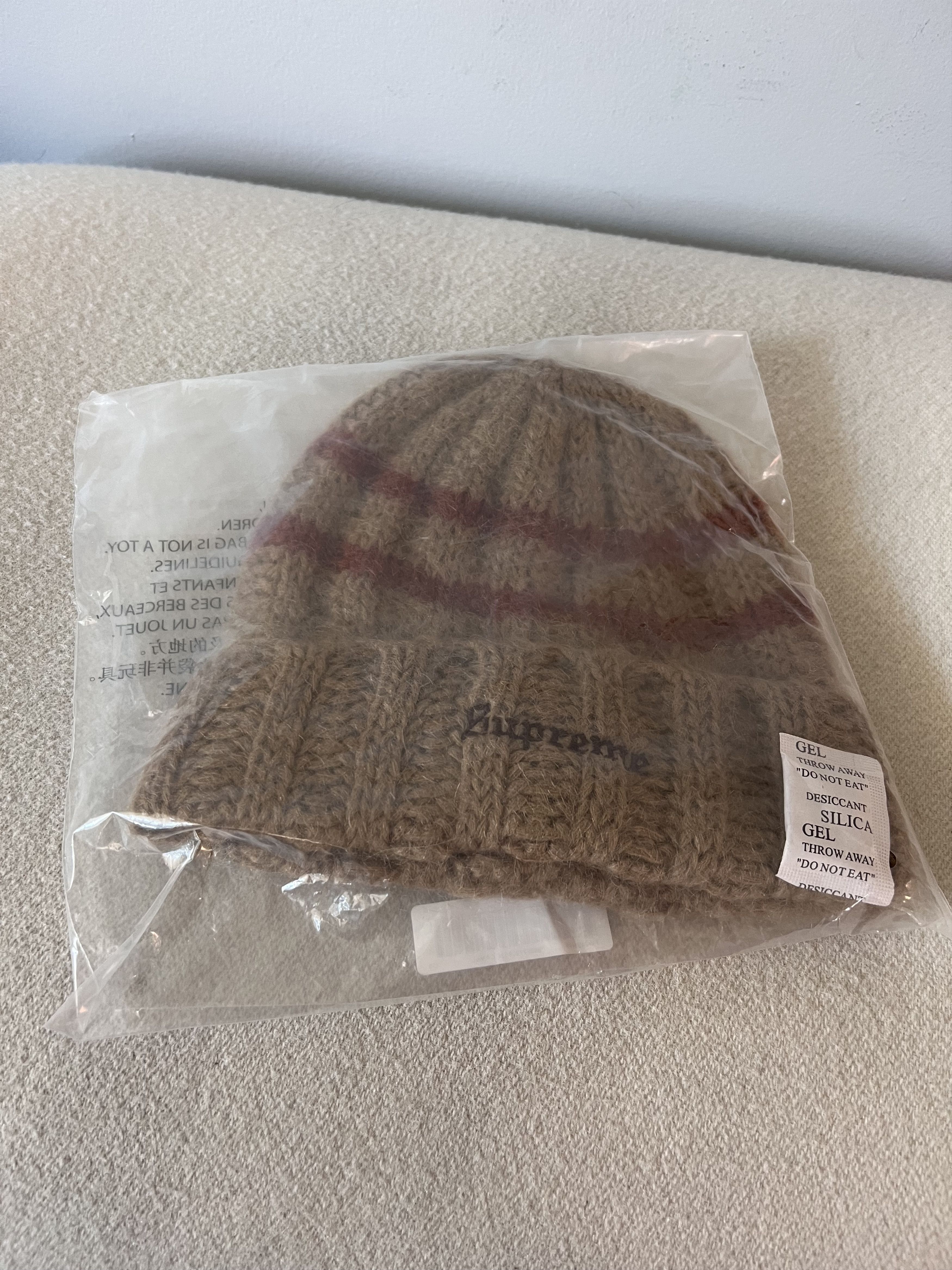 Supreme Striped Beanie | Grailed