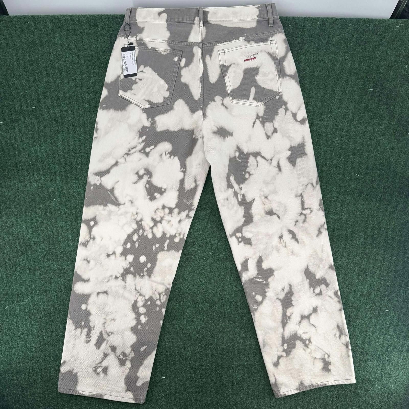 Supreme Supreme Baggy Bleached Jeans SS25 32 Used Size US 32 / EU 48 - 9 Thumbnail