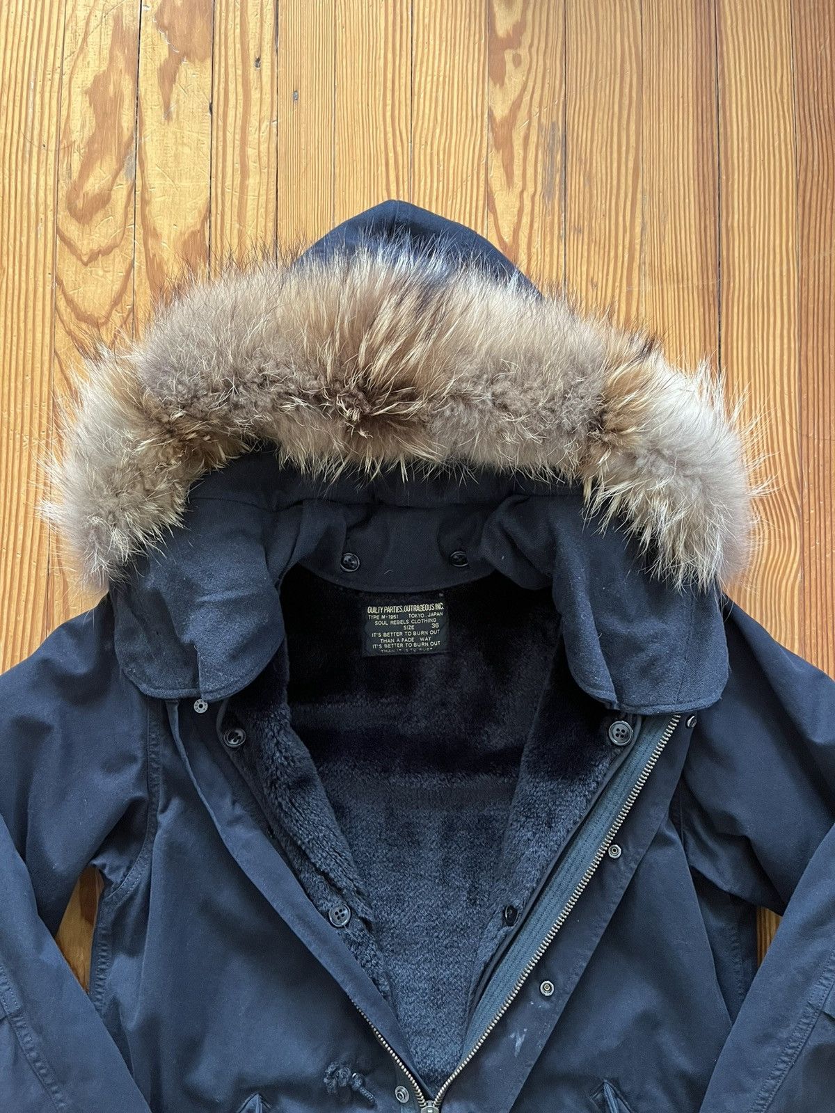 Wacko Maria Wacko Maria Mod Fur Hood Fishtail Parka M59 Military Black Size US S / EU 44-46 / 1 - 2 Thumbnail