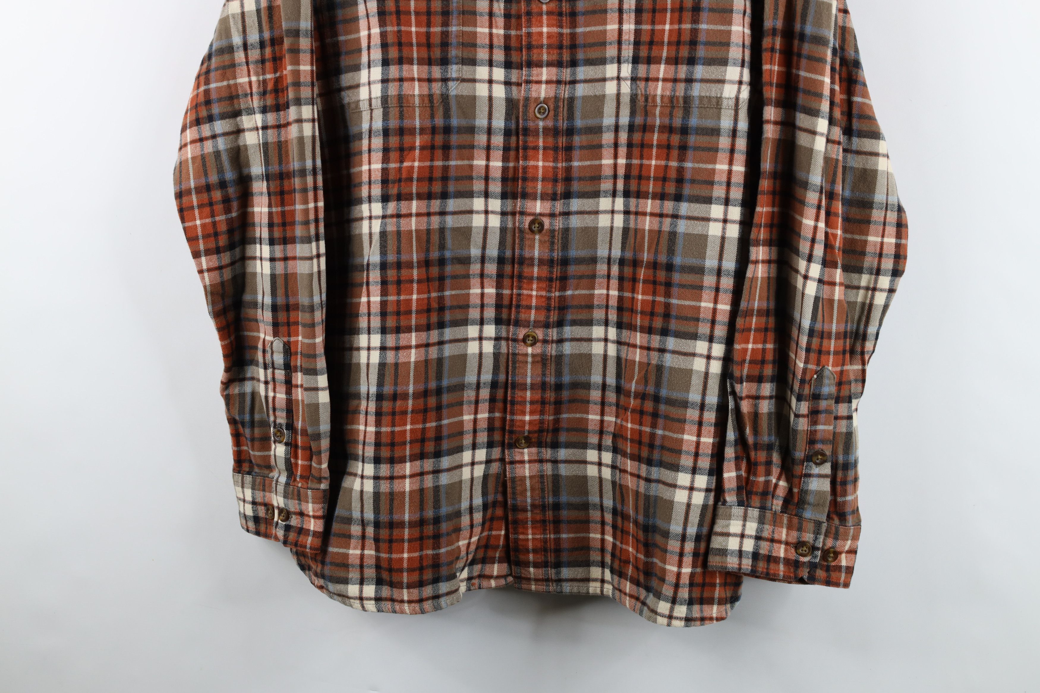 Carhartt Vintage Carhartt Flannel Collared Button Down Shirt Plaid Size US XXL / EU 58 / 5 - 3 Thumbnail