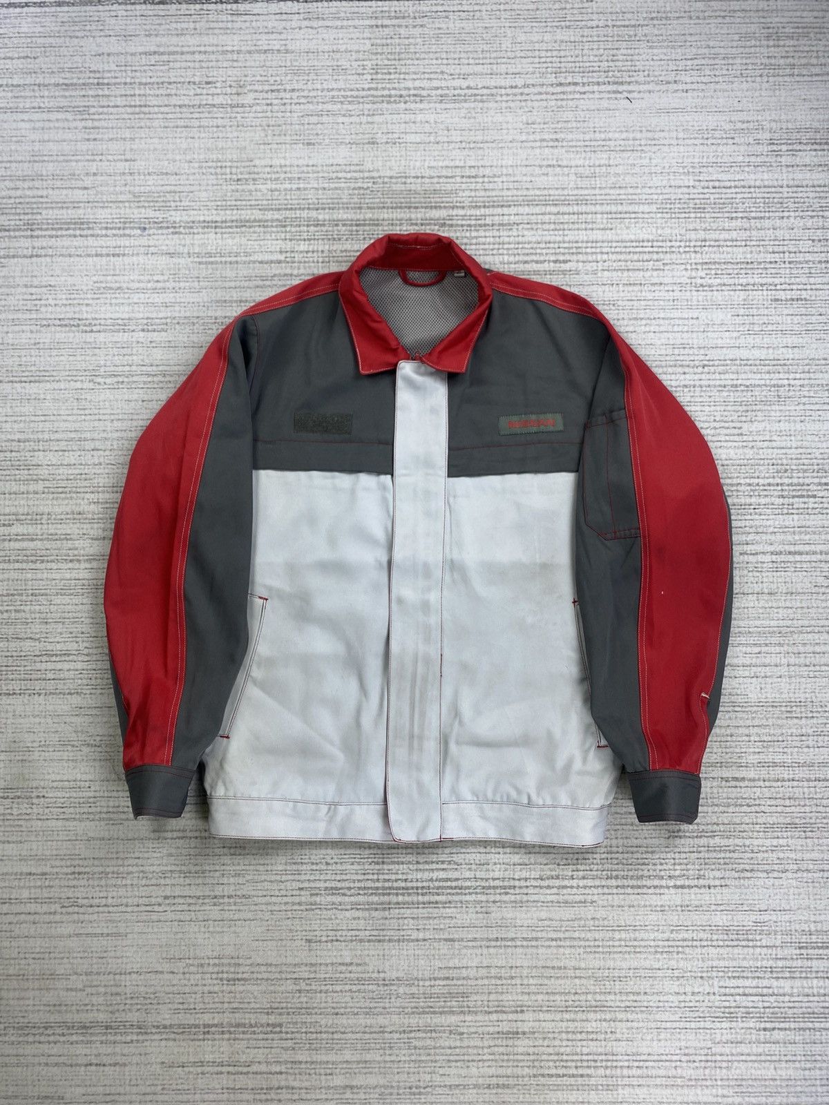 Designer × Japanese Brand × Vintage Vintage Nissan Genuine Retro Colour JDM Workwear Jacket Size US M / EU 48-50 / 2 - 2 Thumbnail
