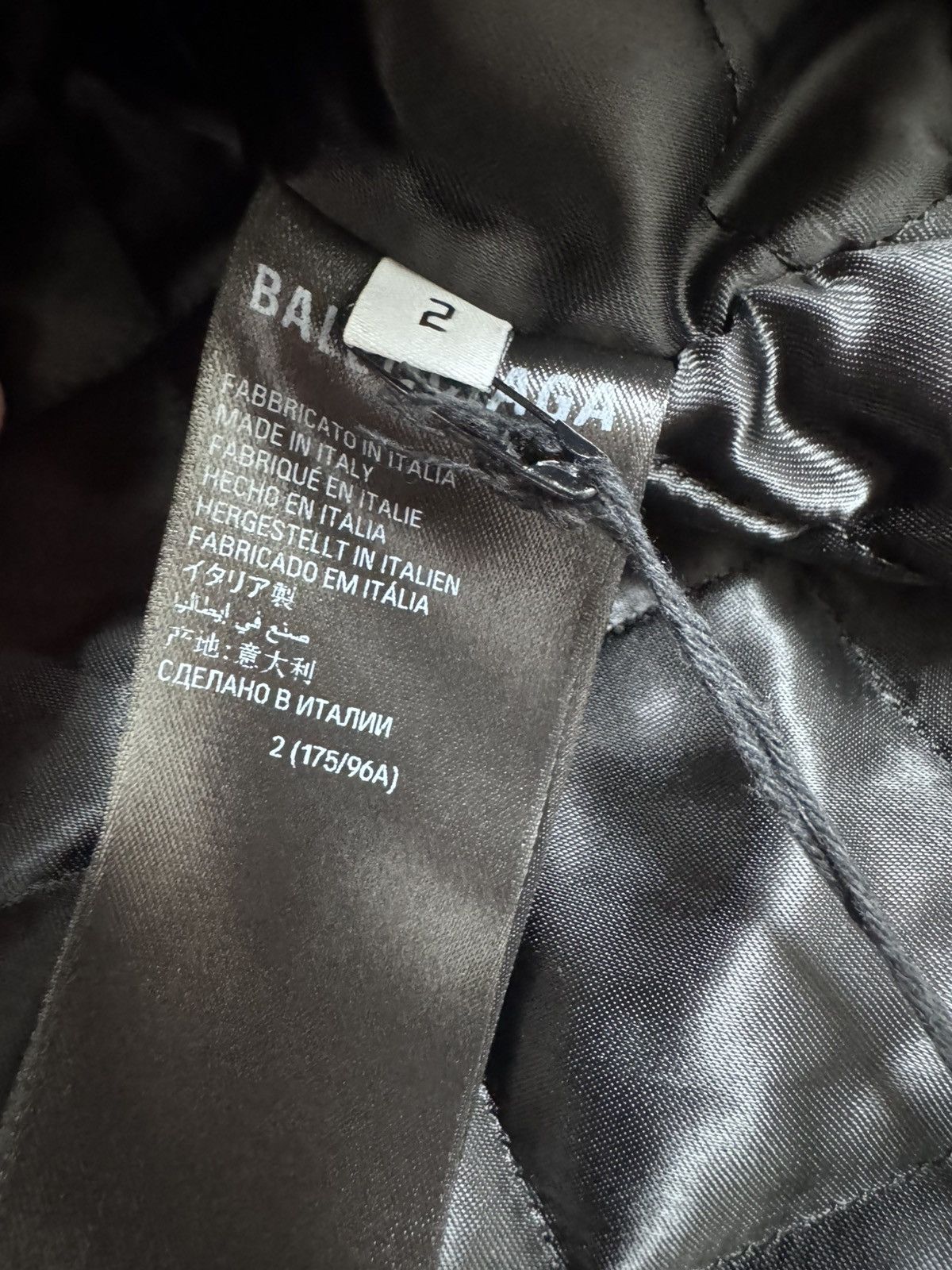 Balenciaga Balenciag 23SS Uniform Leather jacket Size US M / EU 48-50 / 2 - 6 Thumbnail