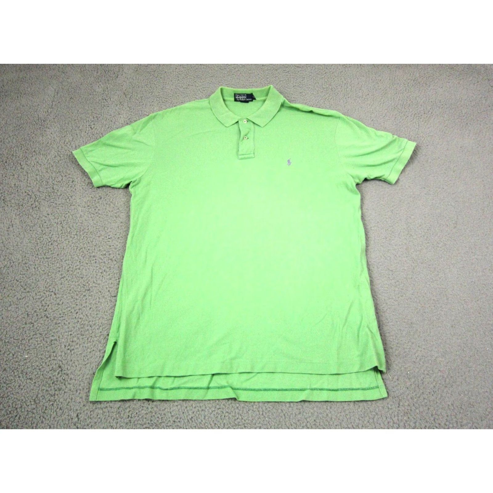 Ralph Lauren Ralph Lauren Polo Shirt Adult XL Green Purple Pony Golf Mens Size US XL / EU 56 / 4 - 2 Thumbnail