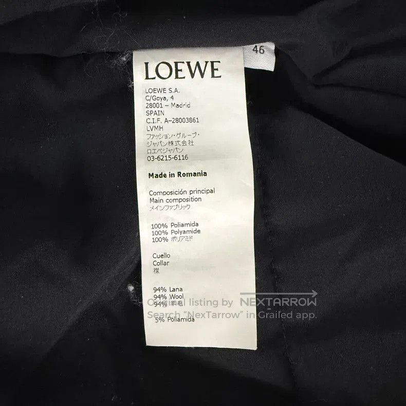 Loewe Loewe Solid Color Back Daisies Letter Printed Jacket, Blac Size US S / EU 44-46 / 1 - 4 Thumbnail