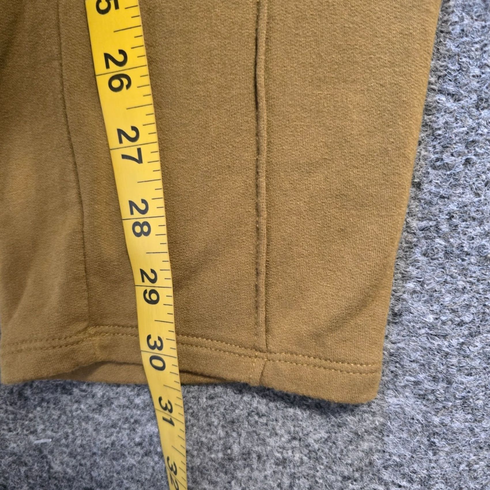 J. Jill J Jill XS Brown Yellow Slim Fleece Sweatpants Casual Lounge Size 26" / US 2 / IT 38 - 7 Thumbnail