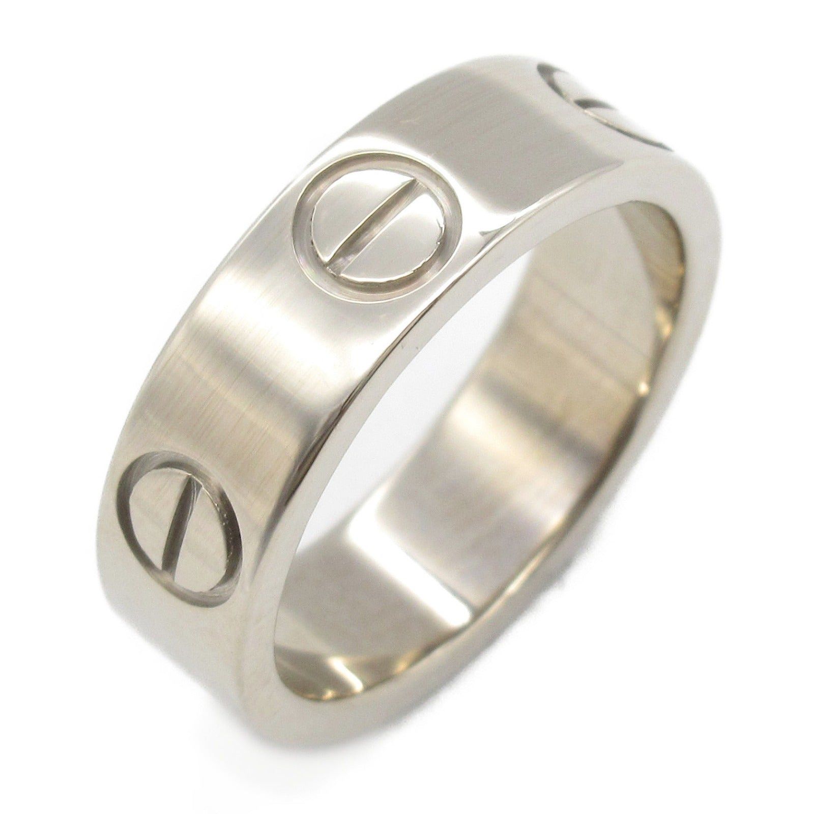 Cartier Cartier Love Ring K18Wg (White Gold) Silver Size ONE SIZE - 1 Thumbnail