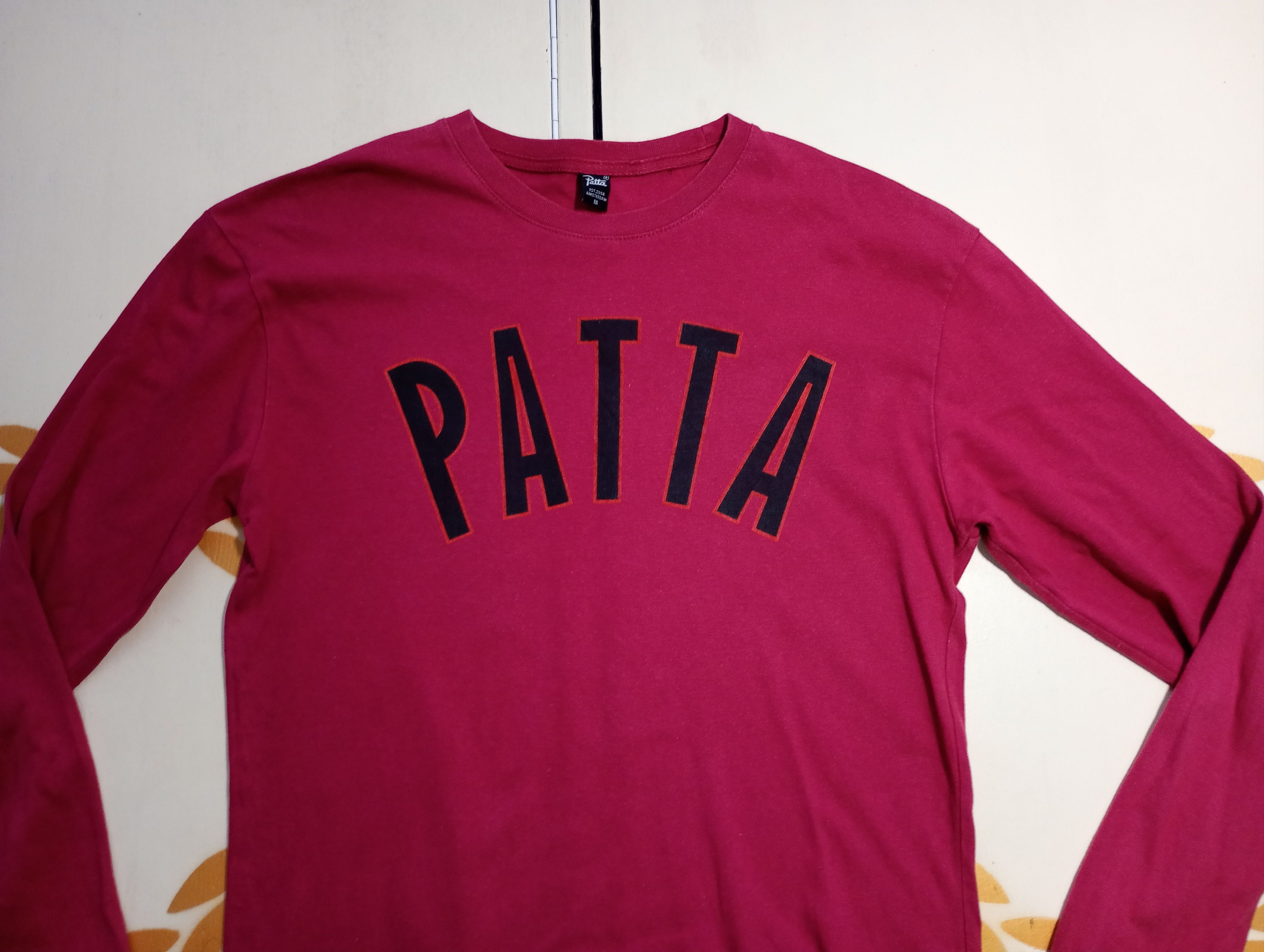 Patta Patta Center Logo Long Sleeve T-Shirt Size US M / EU 48-50 / 2 - 3 Thumbnail