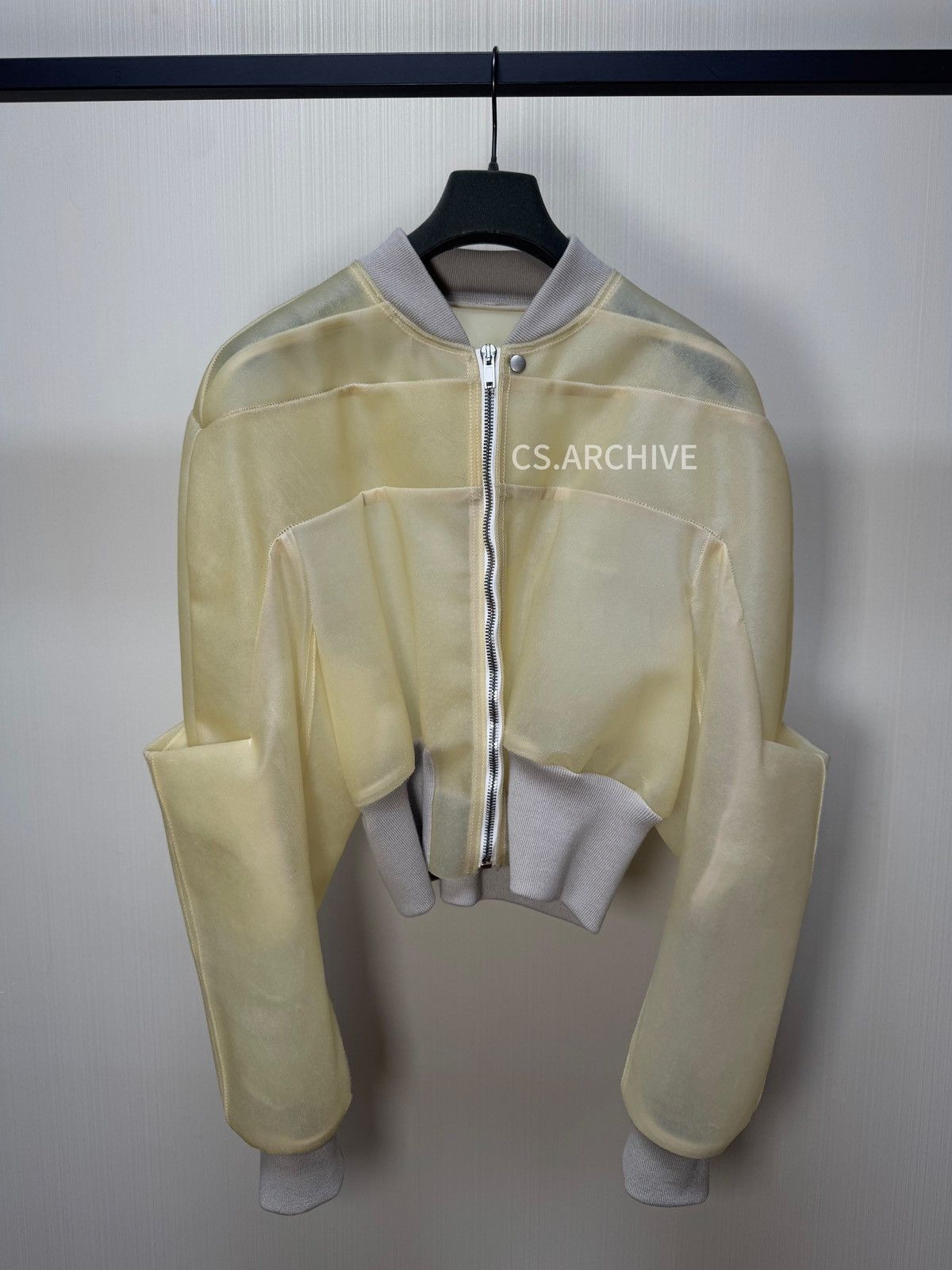 Rick Owens Rick owens SS23 edfu Girdered Leather Bomber Jacket Size US M / EU 48-50 / 2 - 1 Thumbnail