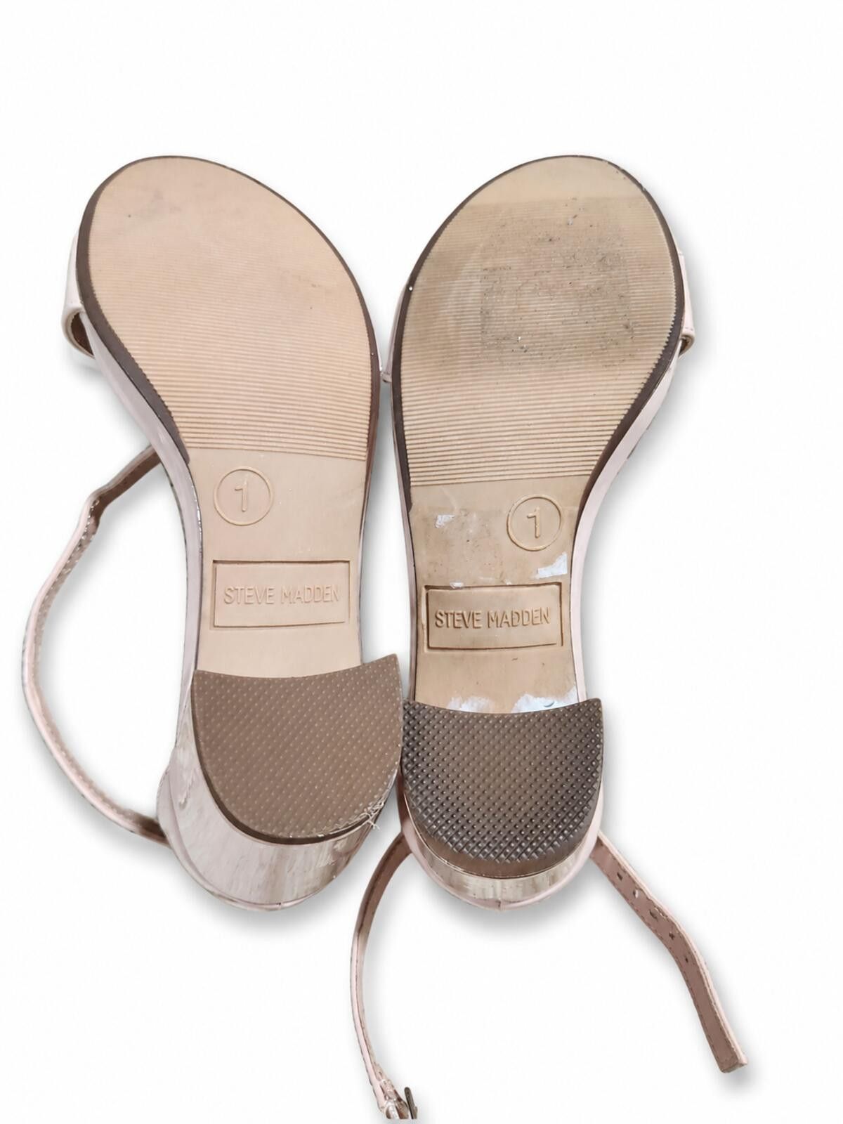 Steve Madden Steve Madden Blush Pink Ankle Strap Block Heel Sandals Girls Size US 4 / IT 34 - 5 Thumbnail