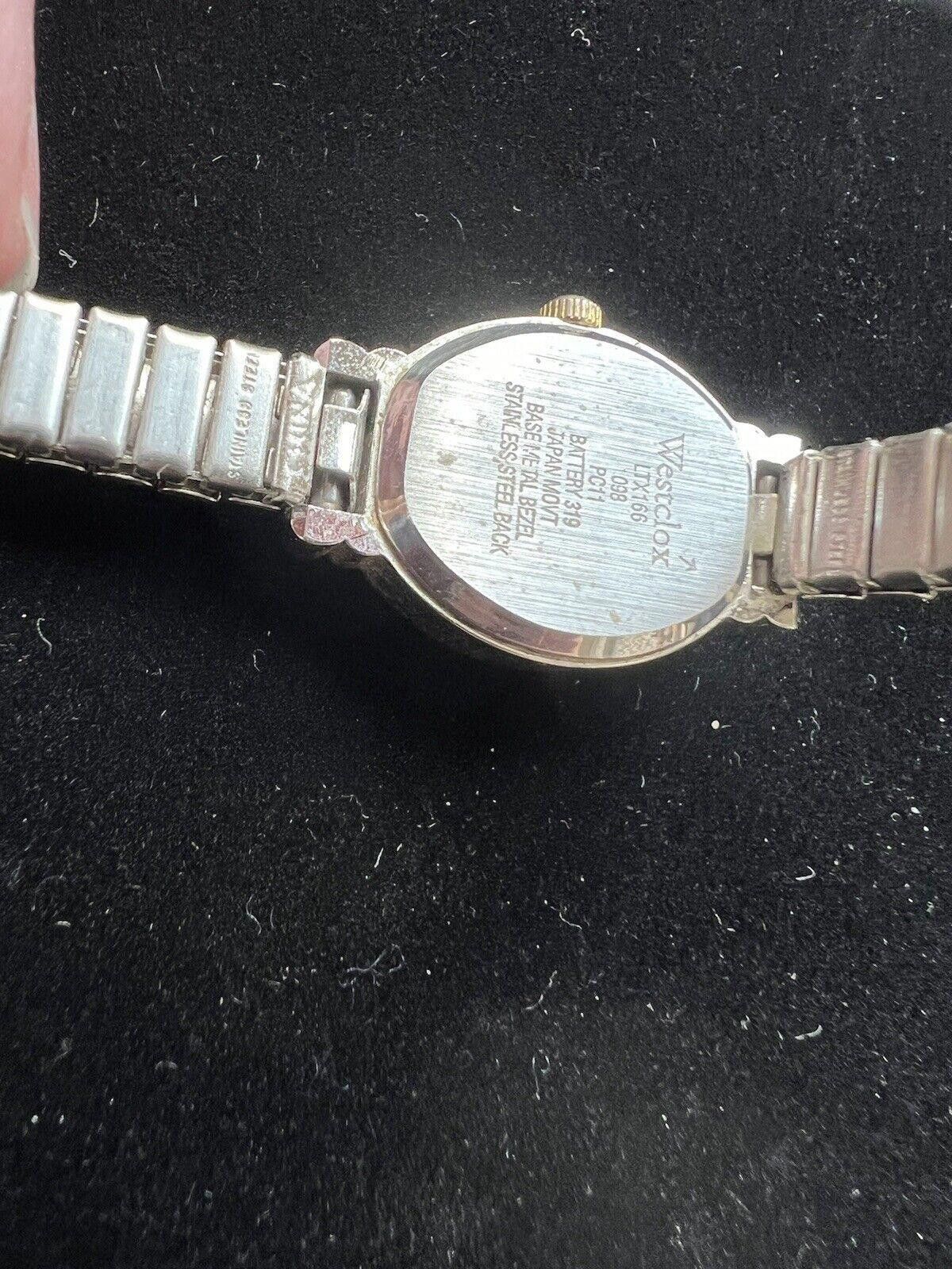Other Vintage Westclox Two Tone Quartz Women's Watch New Battery Size ONE SIZE - 4 Thumbnail