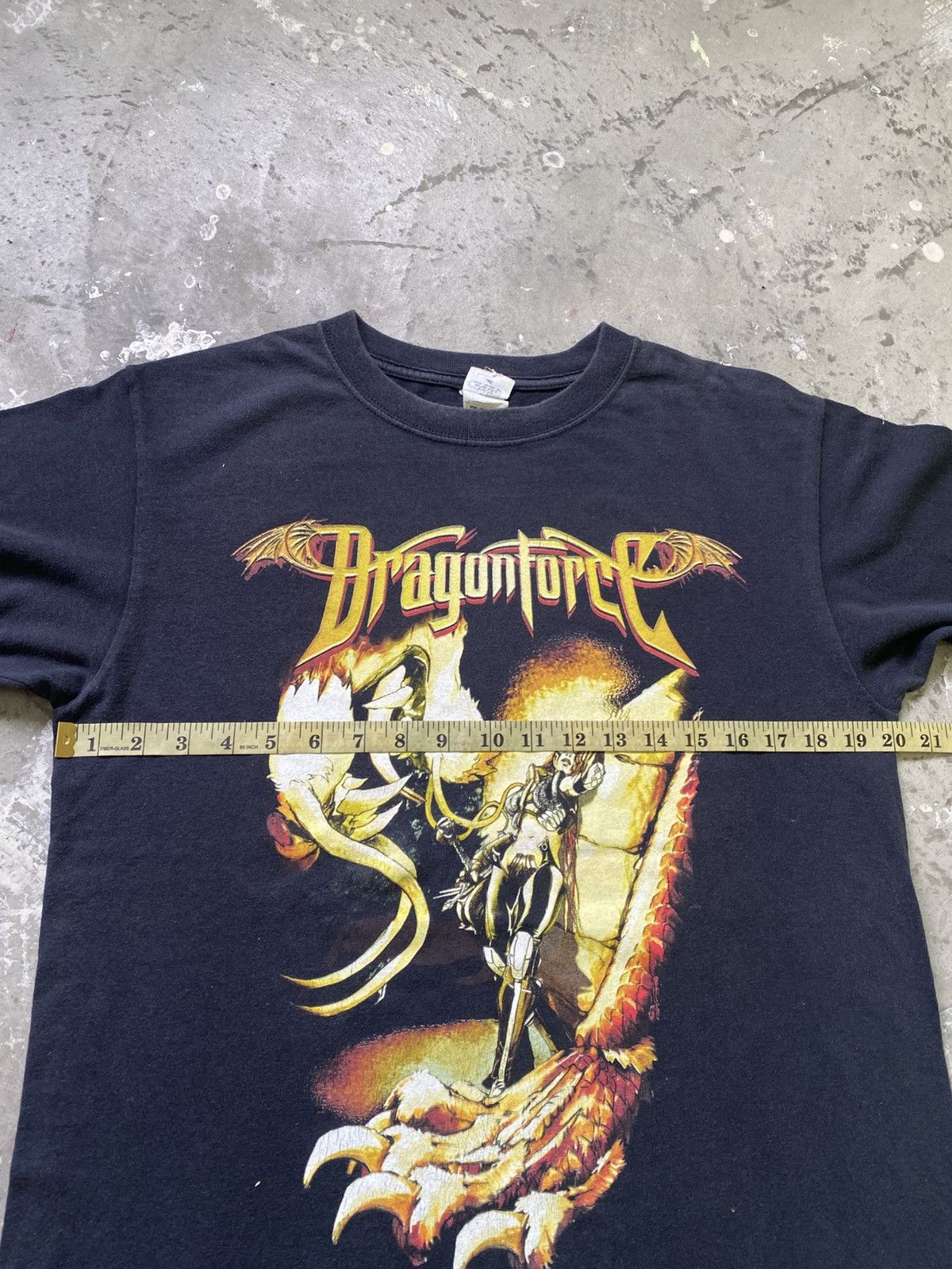Band Tees Vintage Y2K Dragon Force Metal Band T Shirt Size US M / EU 48-50 / 2 - 11 Thumbnail