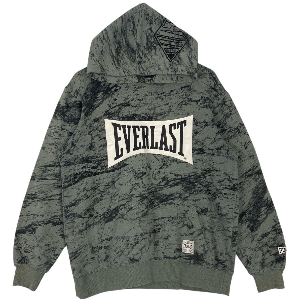Other Vintage Everlast Hoodie Gray Pullover ajim ore Size M Size US M / EU 48-50 / 2 - 1 Thumbnail