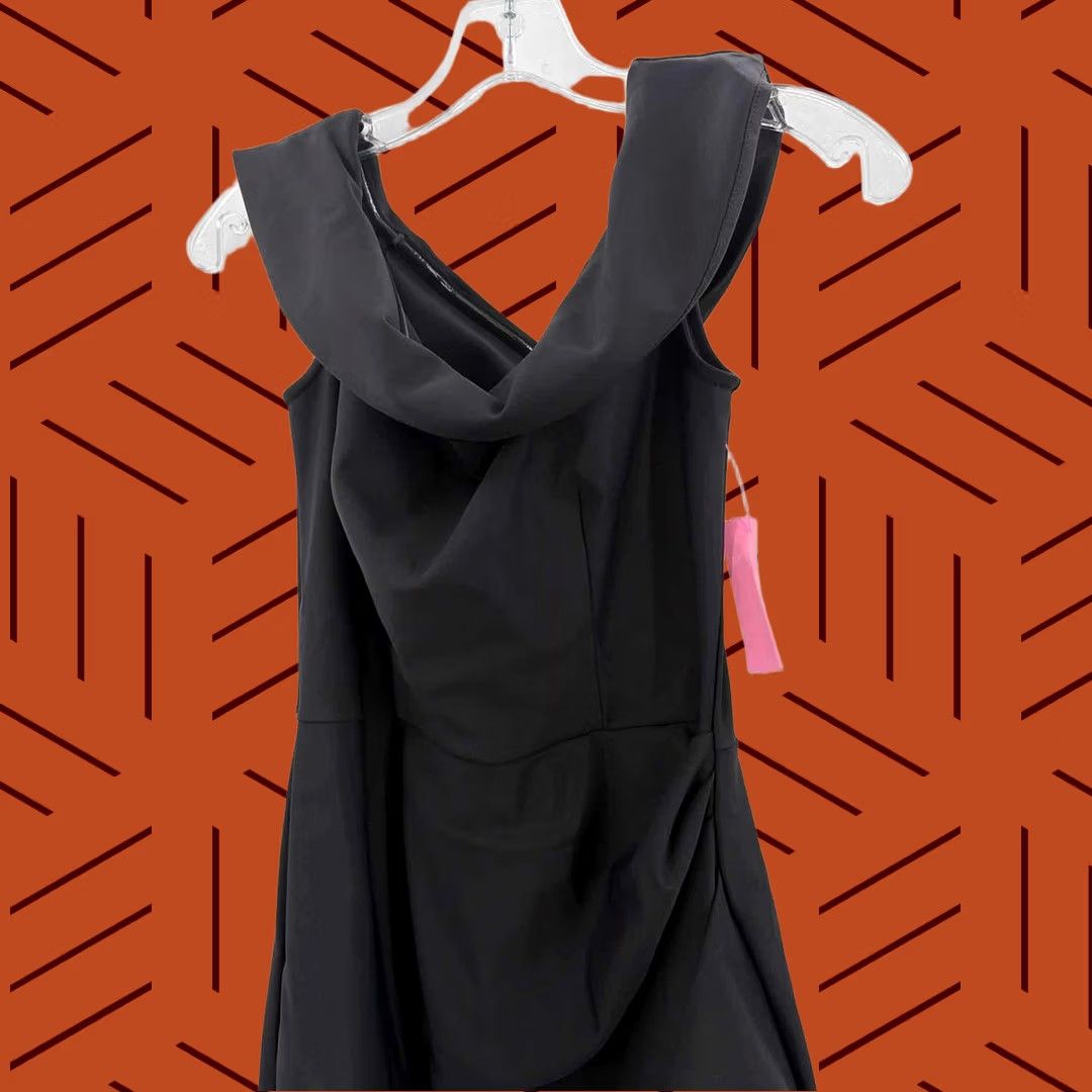 Alex Evenings Pre-Owned Alex Evening Black Open Shoulder Long Evening Gown Size 4 Size S / US 4 / IT 40 - 1 Thumbnail