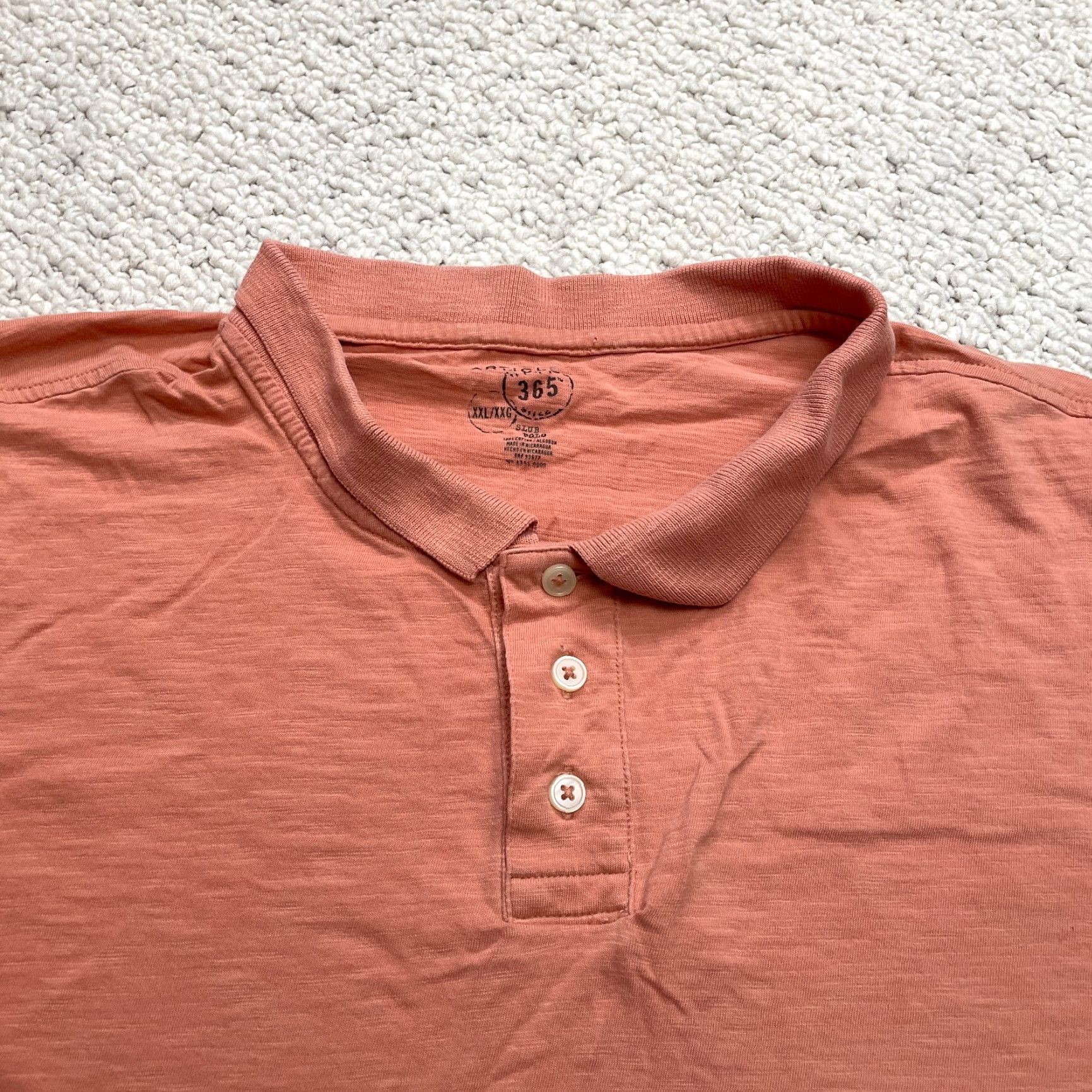 Vintage Article 365 Polo Shirt Mens 2XL Orange Short Sleeve Logo Knit Cotton Casual Shirt Polo Men Orange 2XL Logo 365 Vintage No 90s? Size US XXL / EU 58 / 5 - 7 Thumbnail