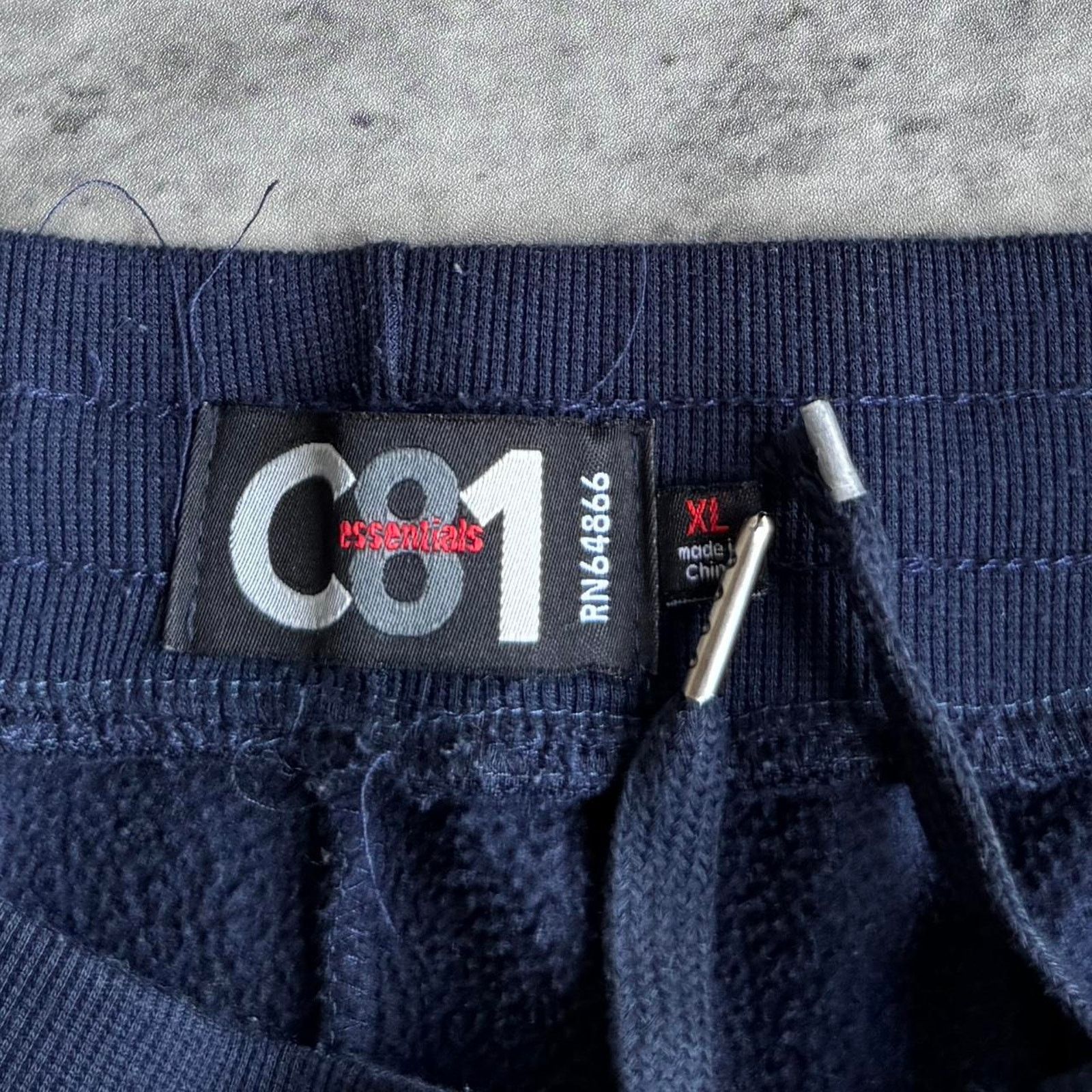 Japanese Brand × Vintage Vintage Y2K Navy Blue Baggy Grunge Opium Jogger Sweatpants Size US 33 - 3 Thumbnail