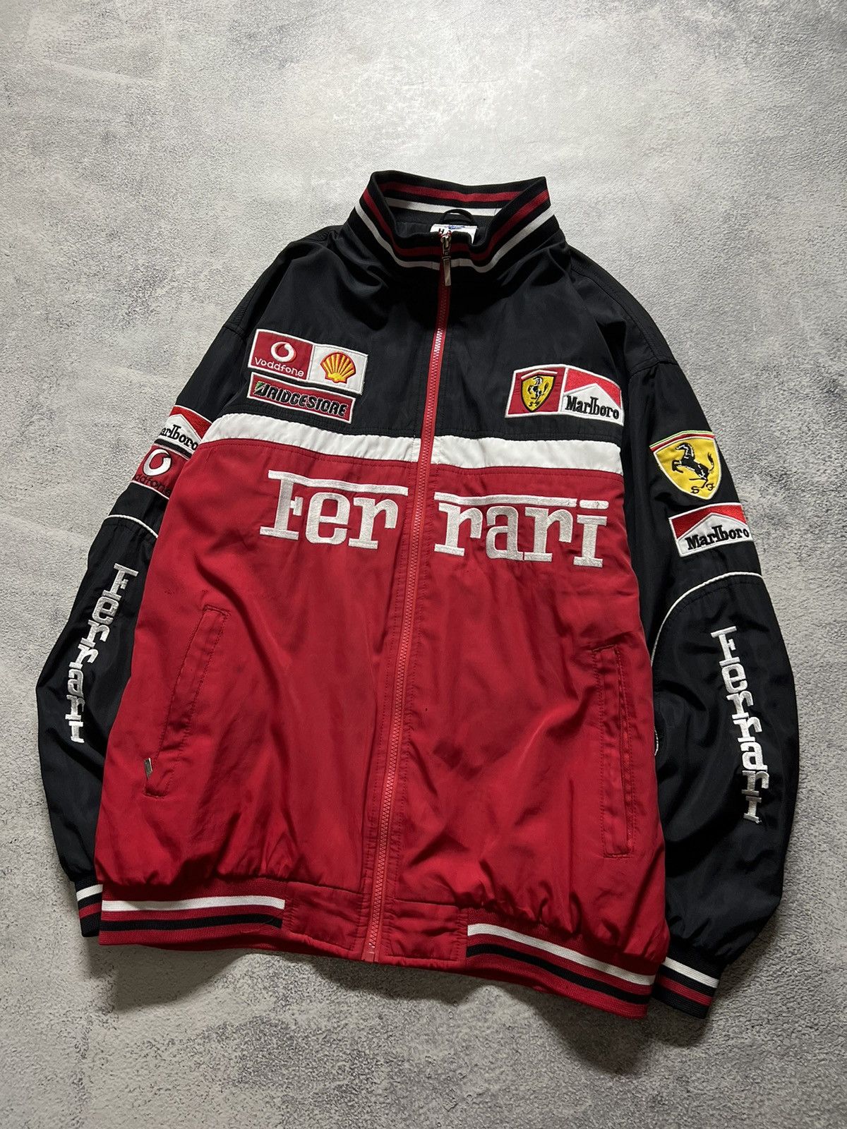 Marlboro Vintage Y2k Ferrari Marlboro ️ Racing Jacket 90’s | Grailed