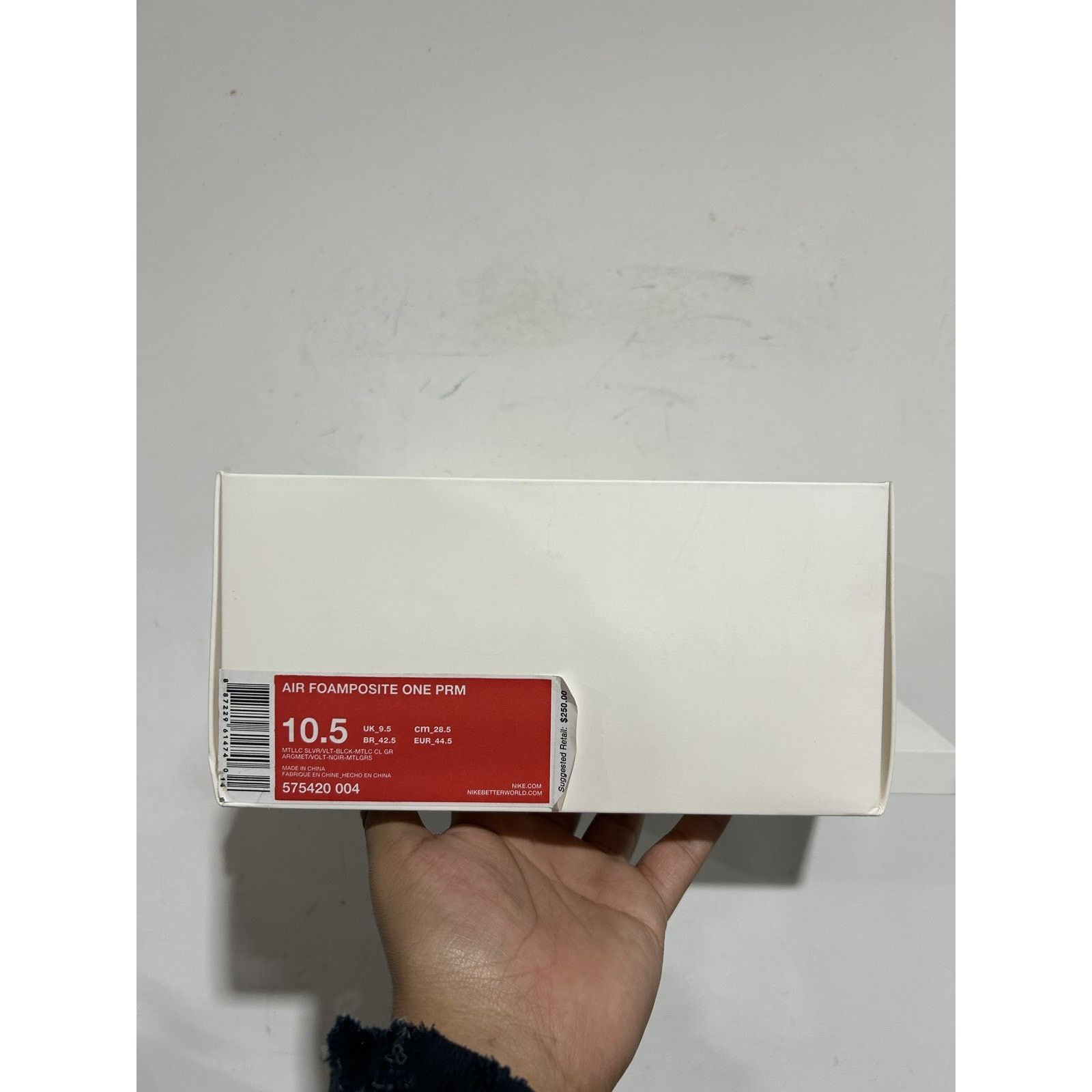 Nike NIKE AIR FOAMPOSITE SILVER VOLT CAMO SIZE 10.5 PREOWNED Size US 10.5 / EU 43-44 - 6 Thumbnail