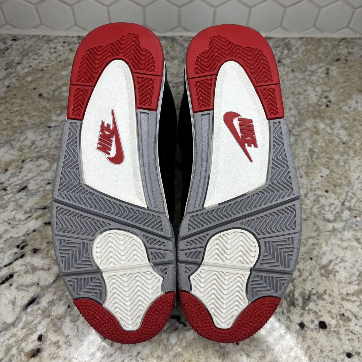 Jordan Brand Size 9 - Jordan 4 Retro Bred Reimagined WORN LIGHTLY W/BOX Size US 9 / EU 42 - 11 Thumbnail