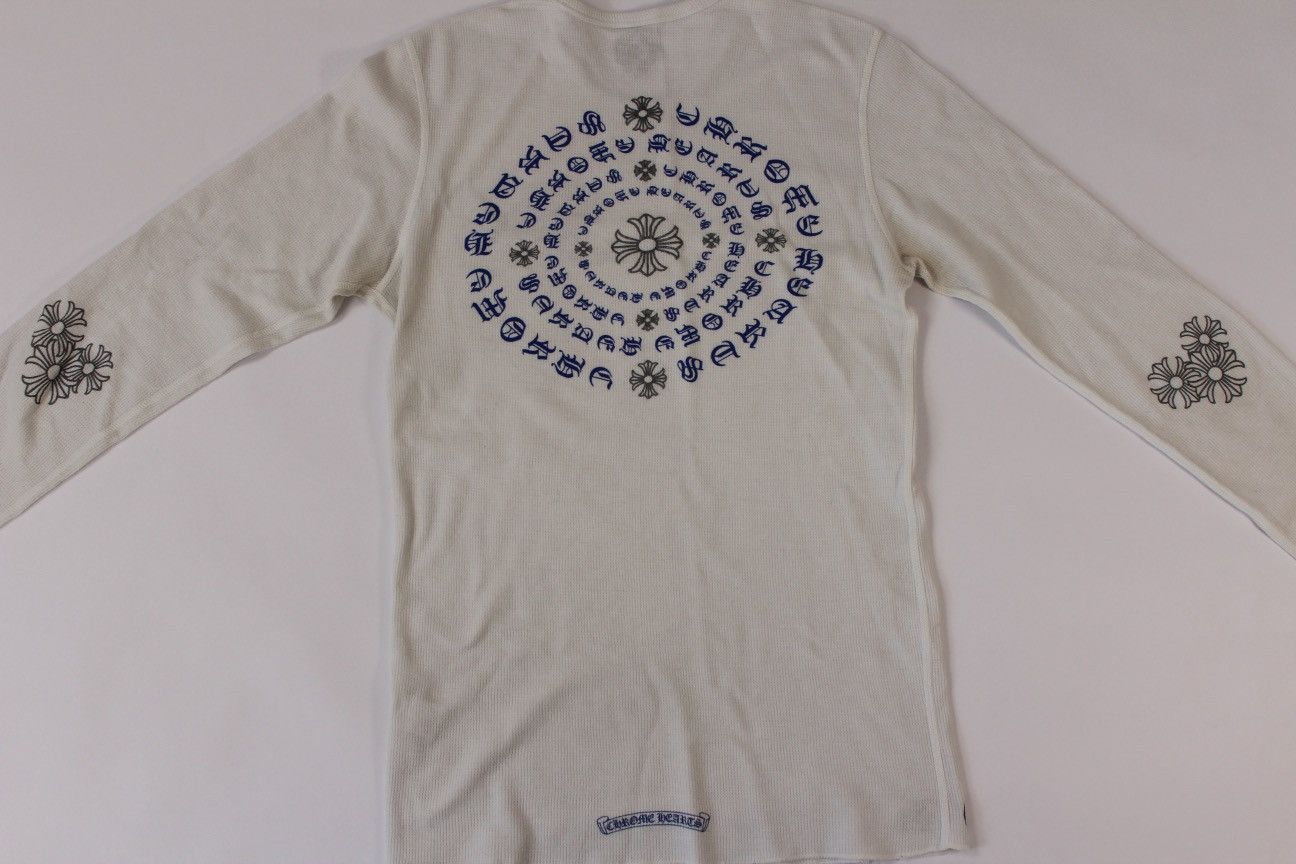 Chrome Hearts Vintage Chrome Hearts Floral Thermal Size US L / EU 52-54 / 3 - 9 Thumbnail