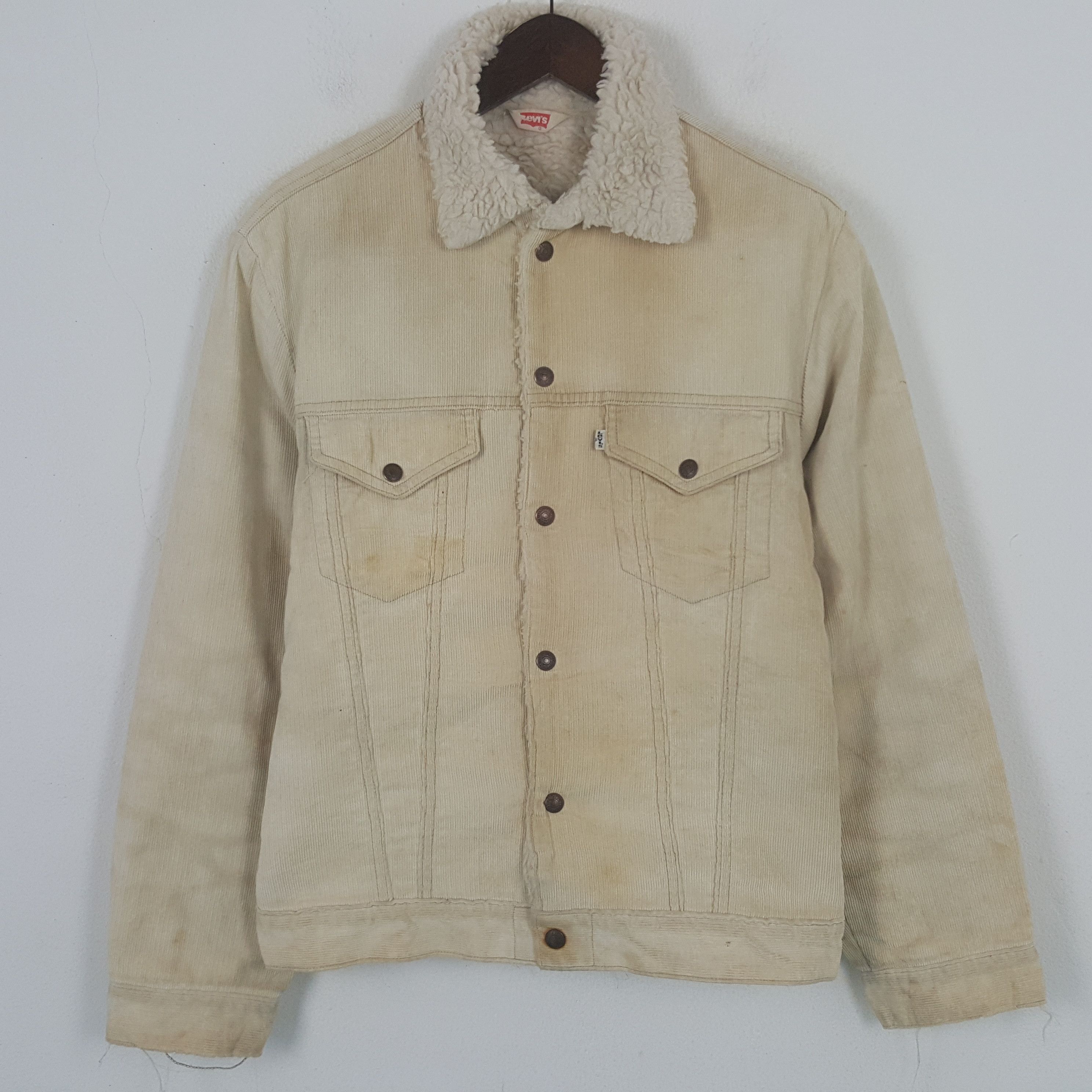 Levi's Vintage Clothing Vintage Levi's Corduroy Sherpa Inside Bikers Jacket Size US M / EU 48-50 / 2 - 1 Thumbnail