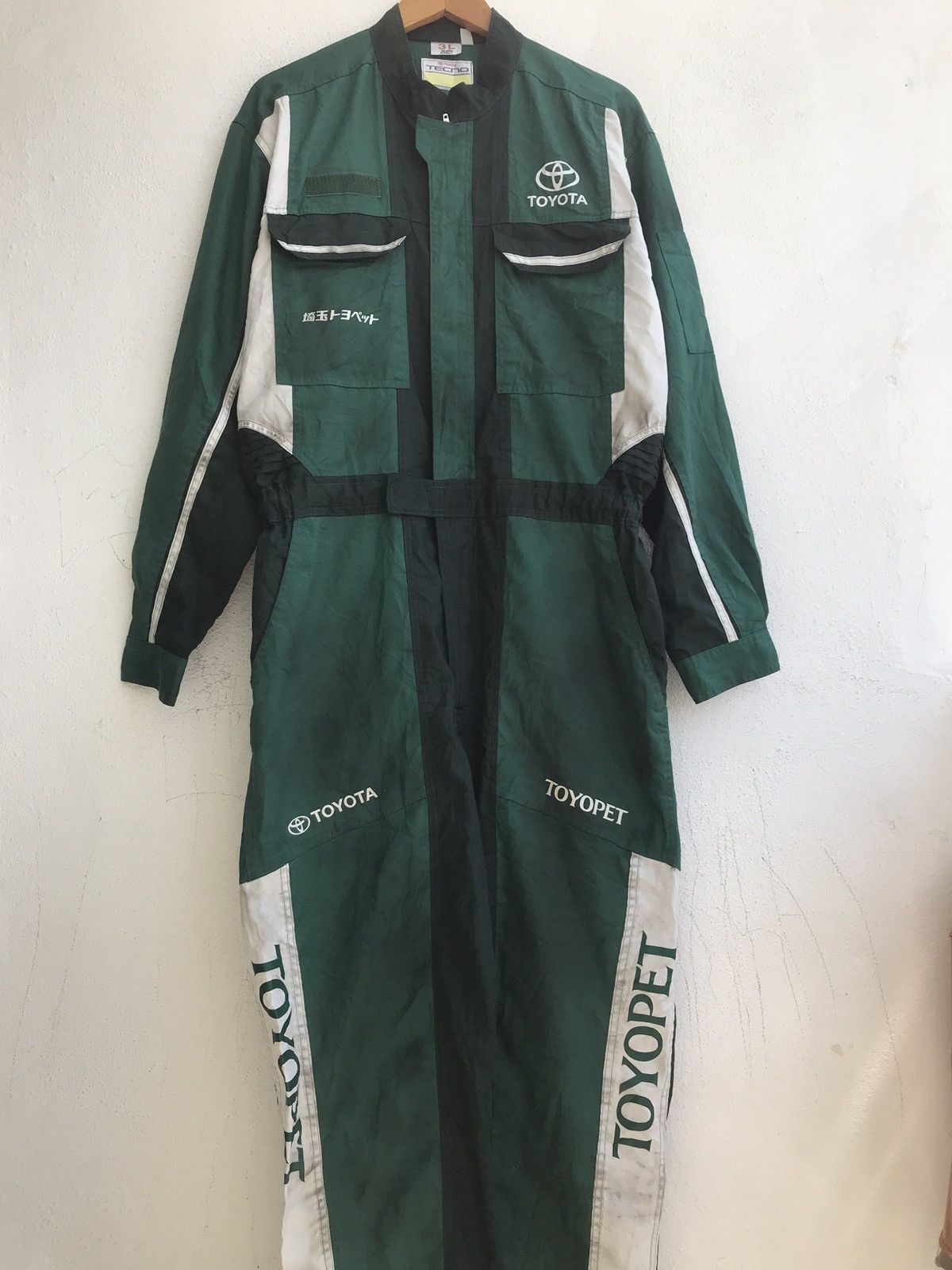 Japanese Brand Vintage Toyota Toyopet racing Coverall Size US XL / EU 56 / 4 - 1 Thumbnail