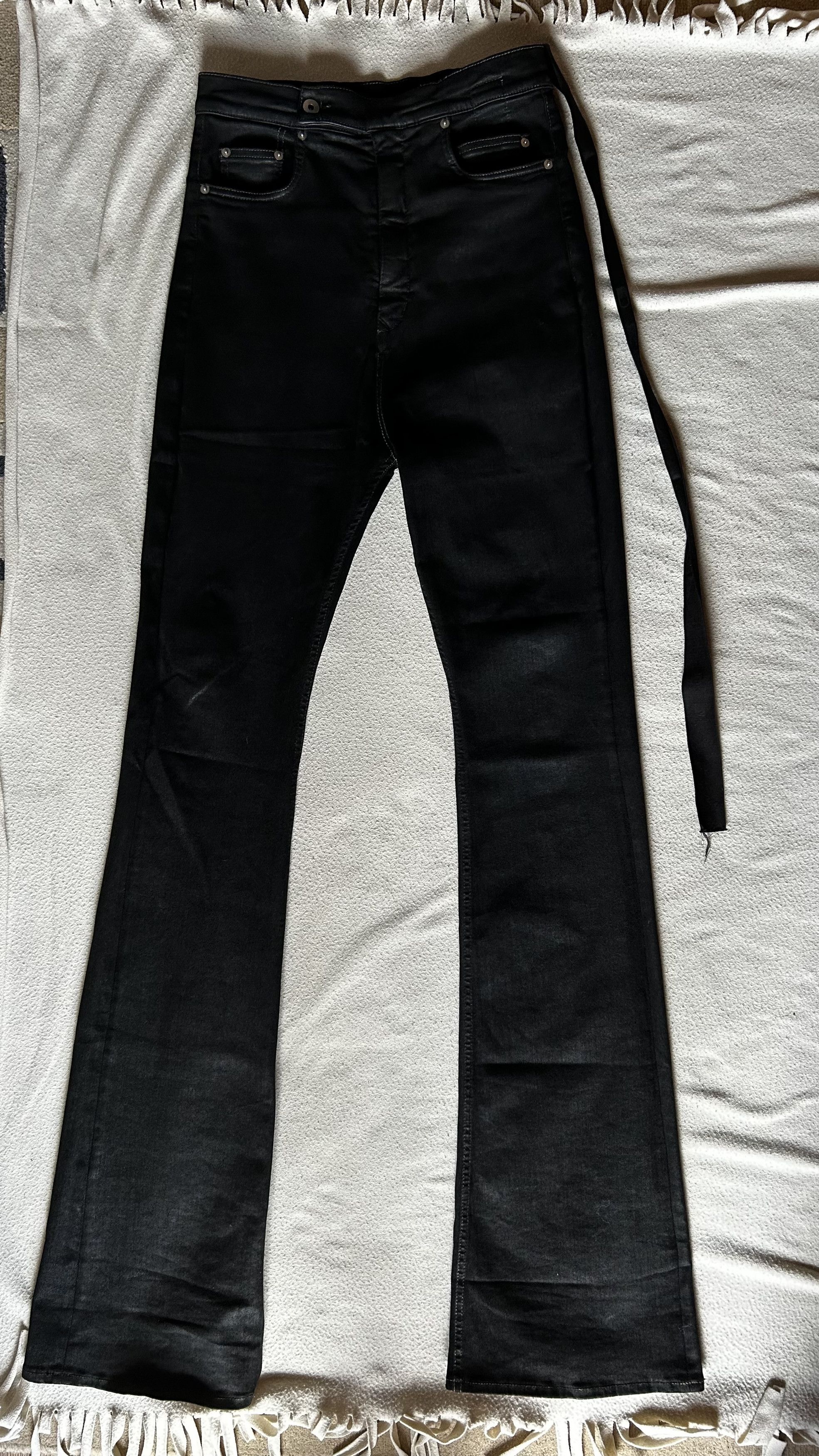 Rick Owens × Rick Owens Drkshdw Rick Owens Porterville black waxed 