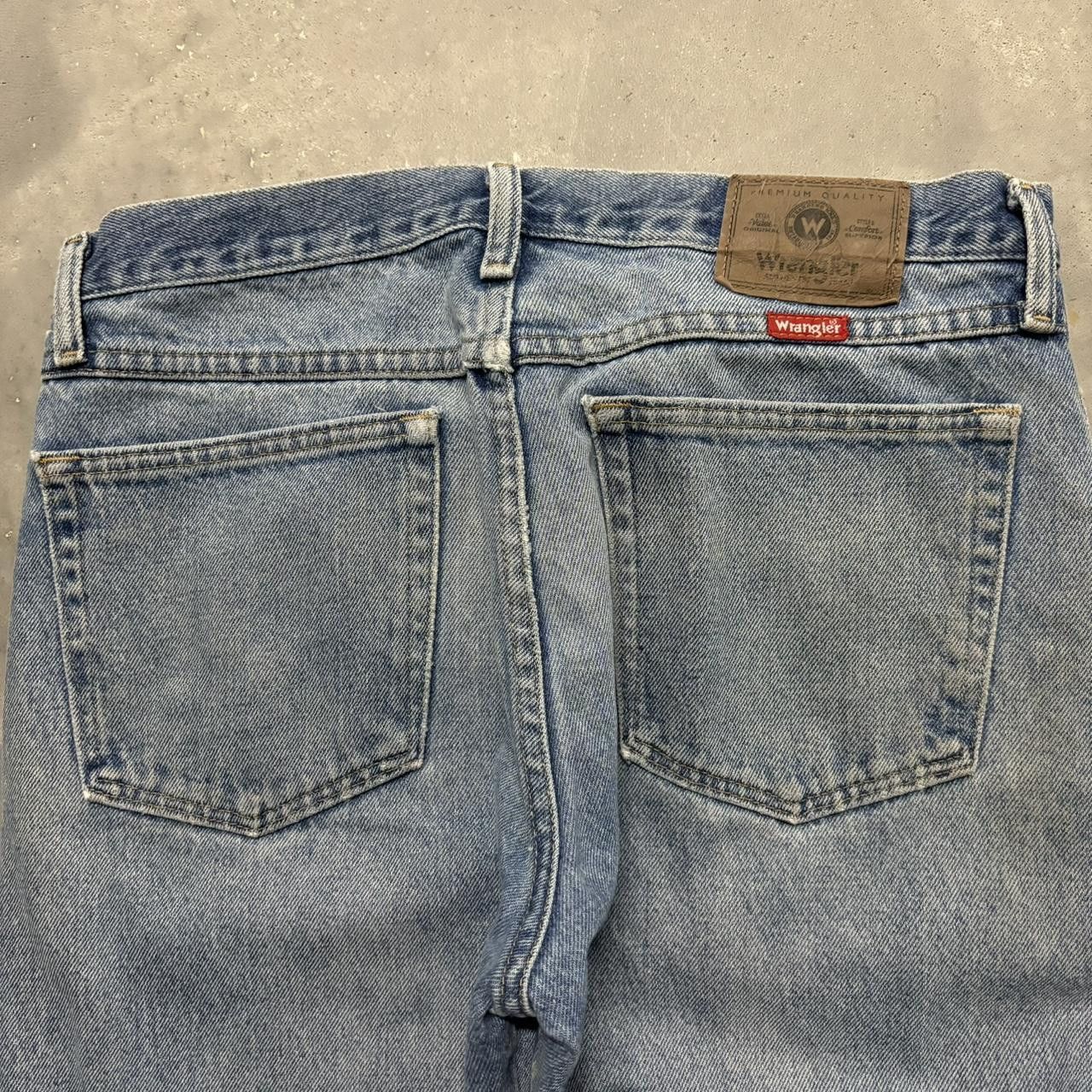 Japanese Brand Crazy Vintage Y2K/2000s Grunge Medium Wash Denim Jeans! Size US 32 / EU 48 - 7 Thumbnail