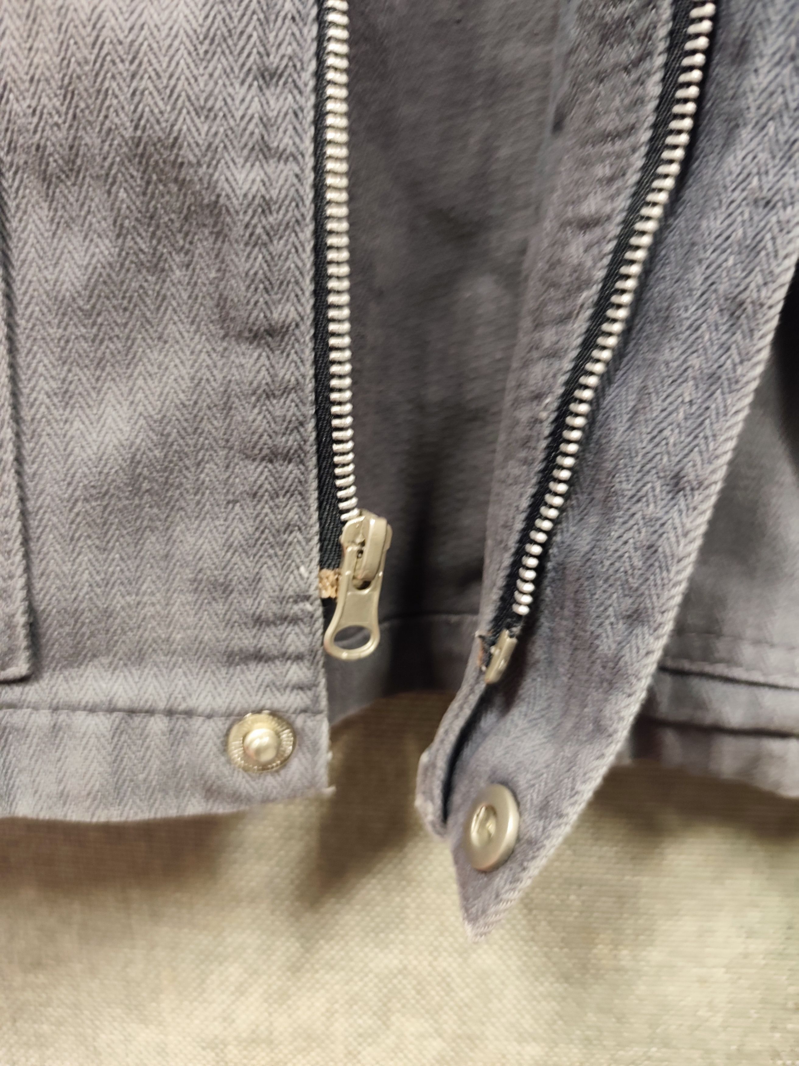 Stussy Vintage Stussy Denim work wear jacket Distressed Size US L / EU 52-54 / 3 - 9 Thumbnail
